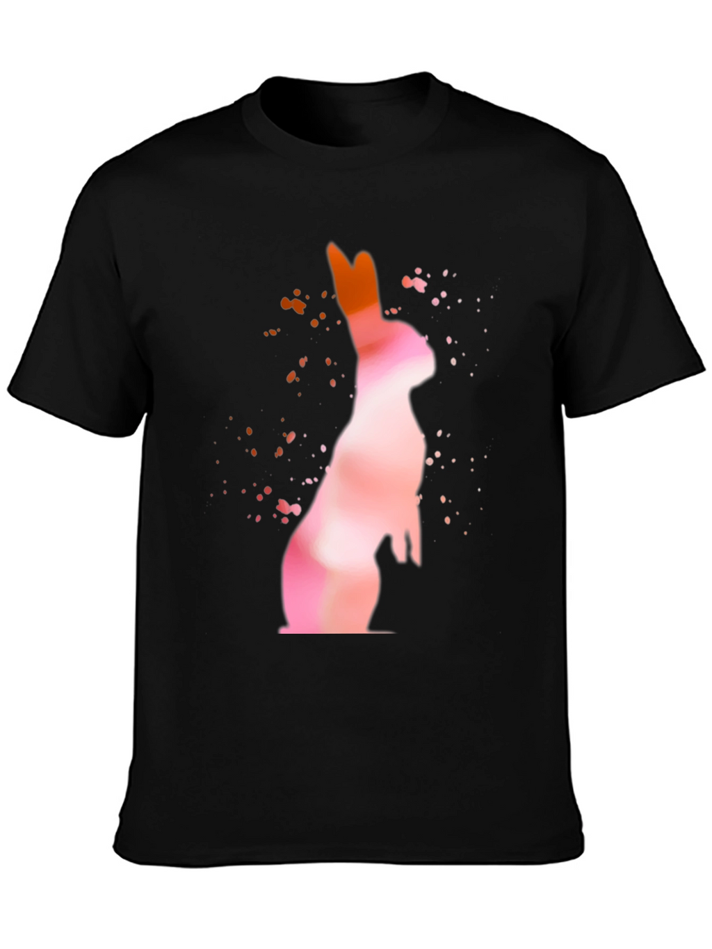 Watercolor Rabbit Graphic T-Shirt