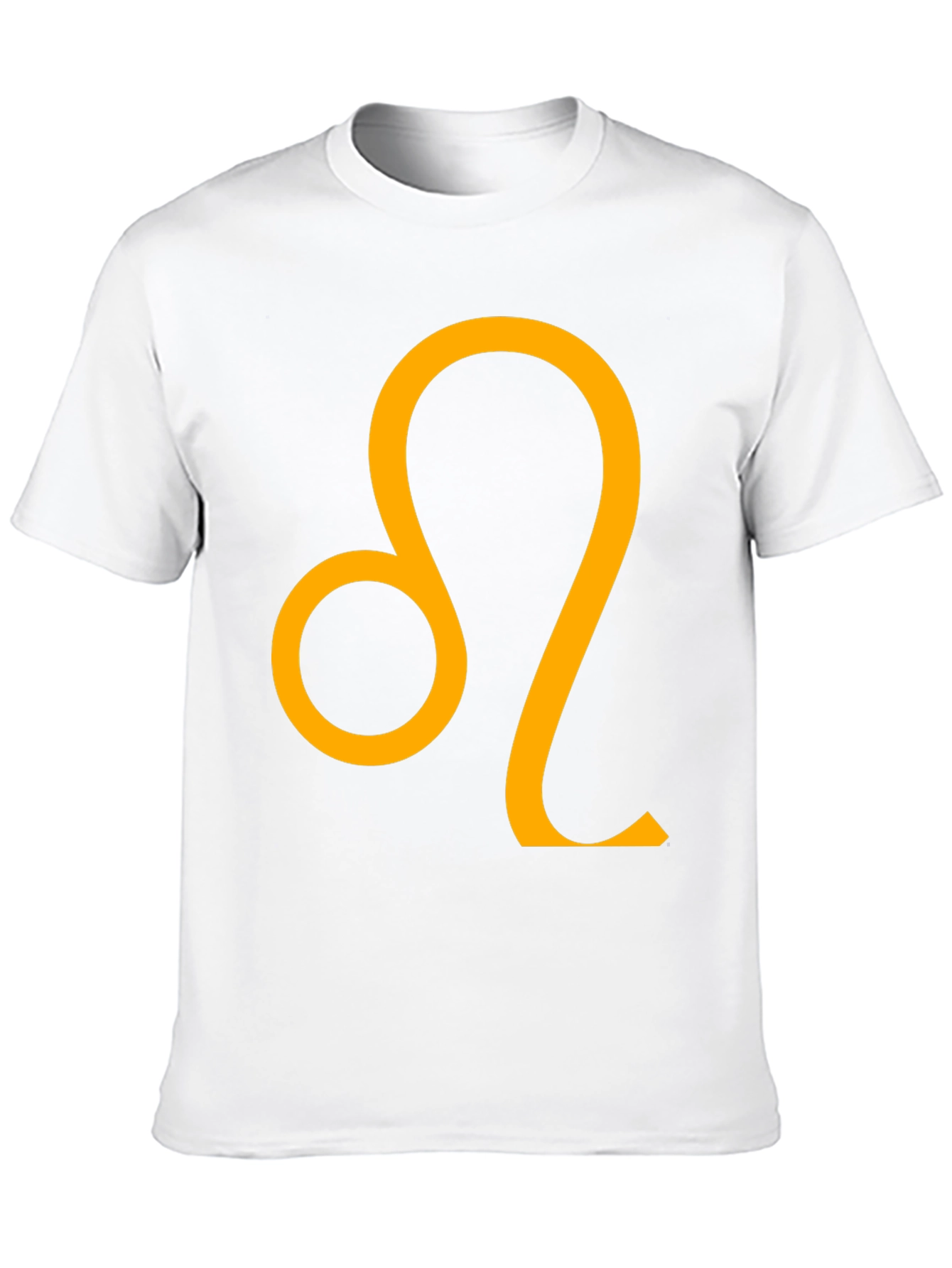 Leo Zodiac Sign Black T-Shirt