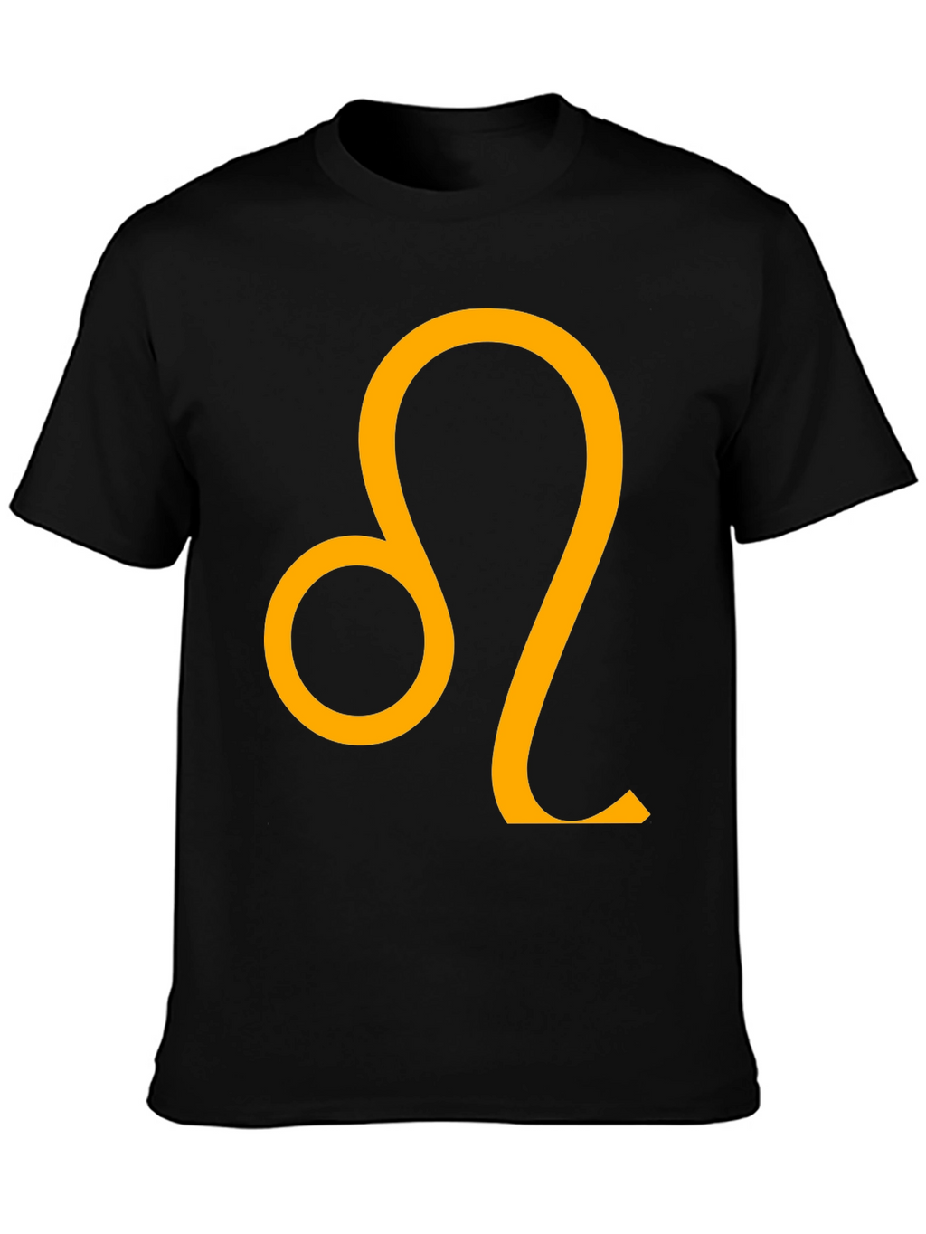 Leo Zodiac Sign Black T-Shirt
