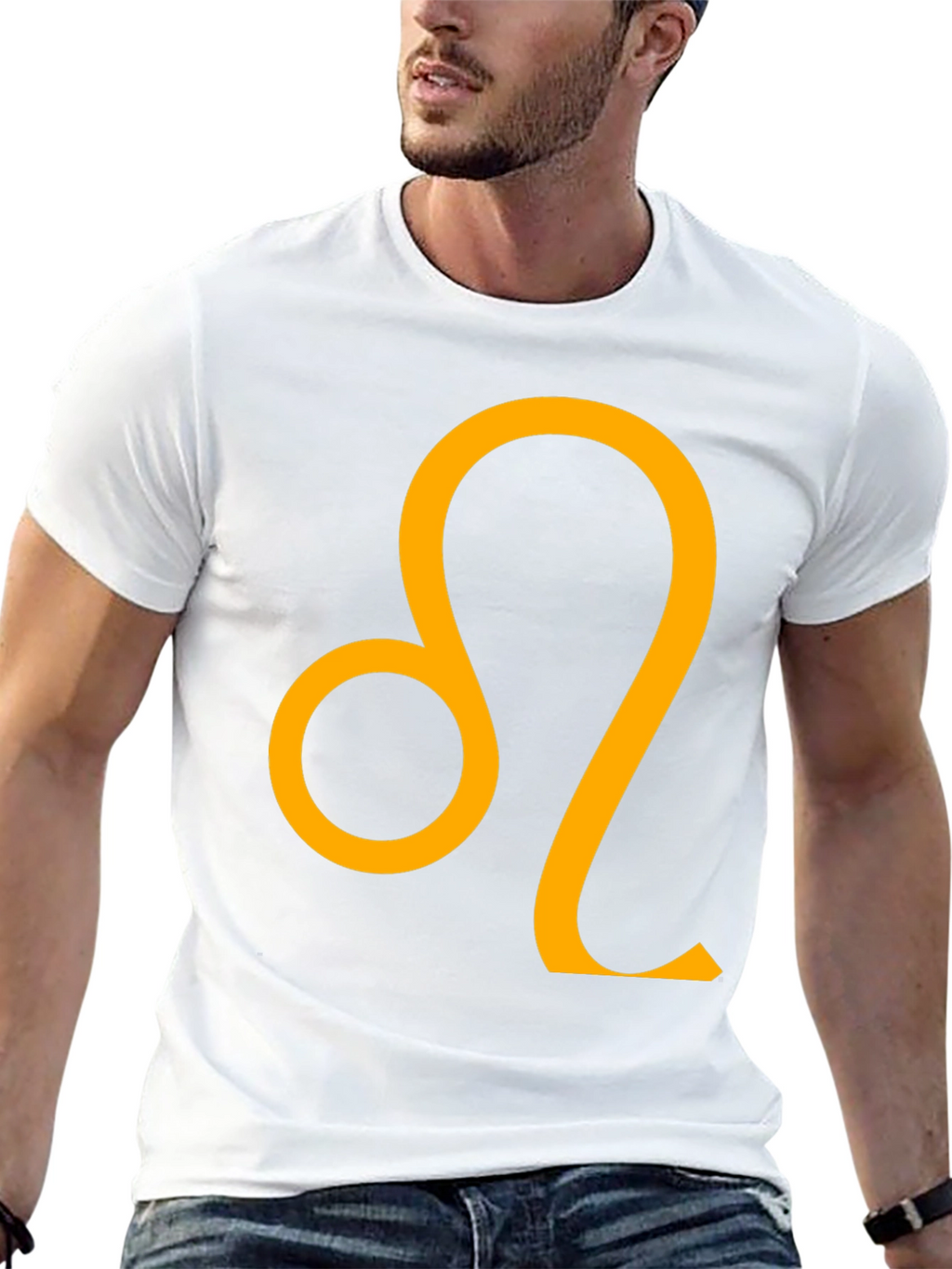 Leo Zodiac Sign Black T-Shirt