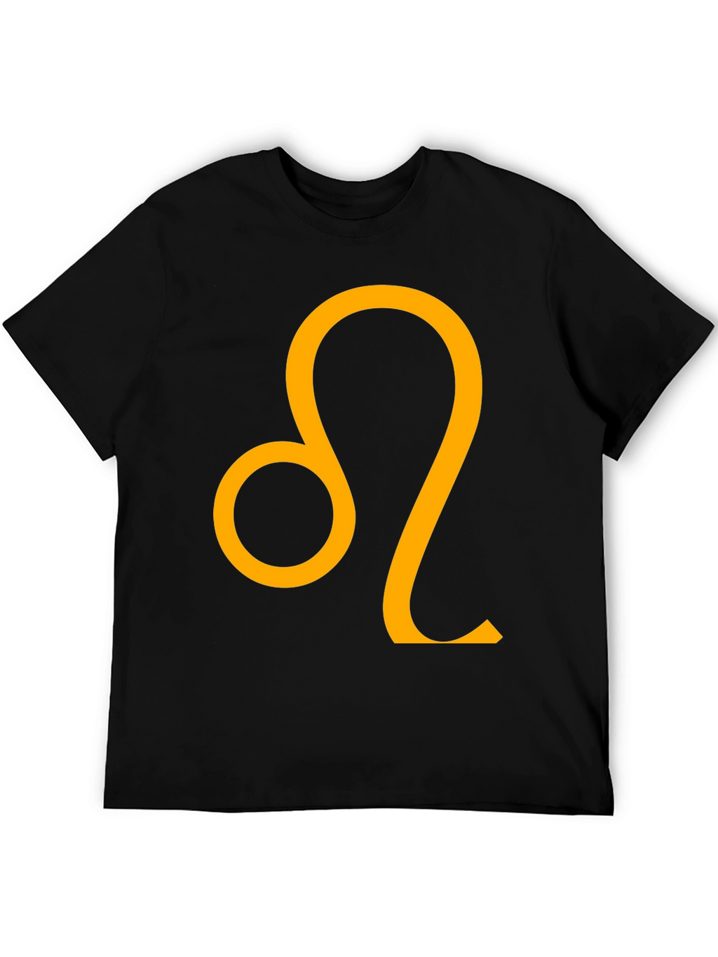 Leo Zodiac Sign Black T-Shirt