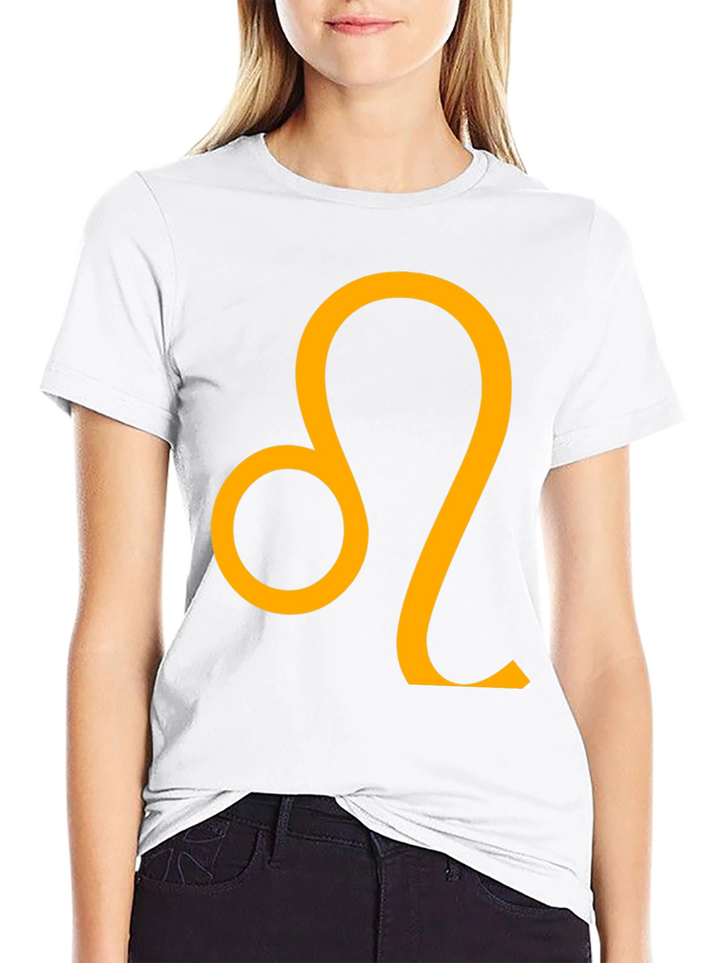 Leo Zodiac Sign Black T-Shirt