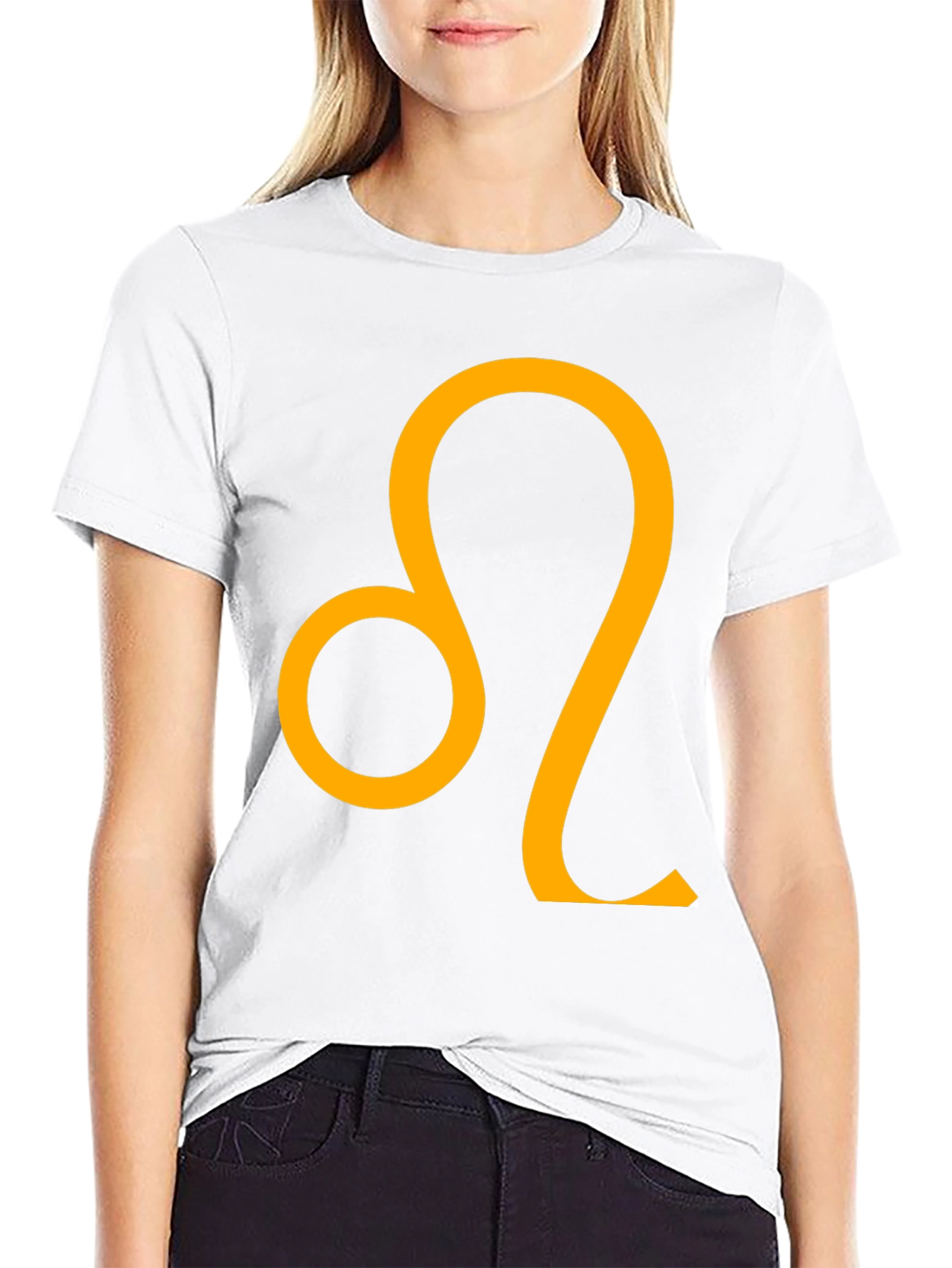 Leo Zodiac Sign Black T-Shirt