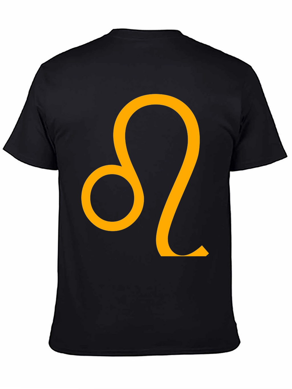 Leo Zodiac Sign Black T-Shirt