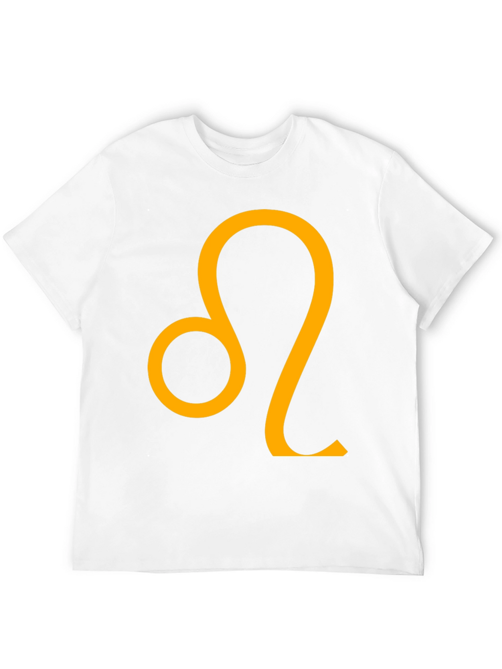 Leo Zodiac Sign Black T-Shirt