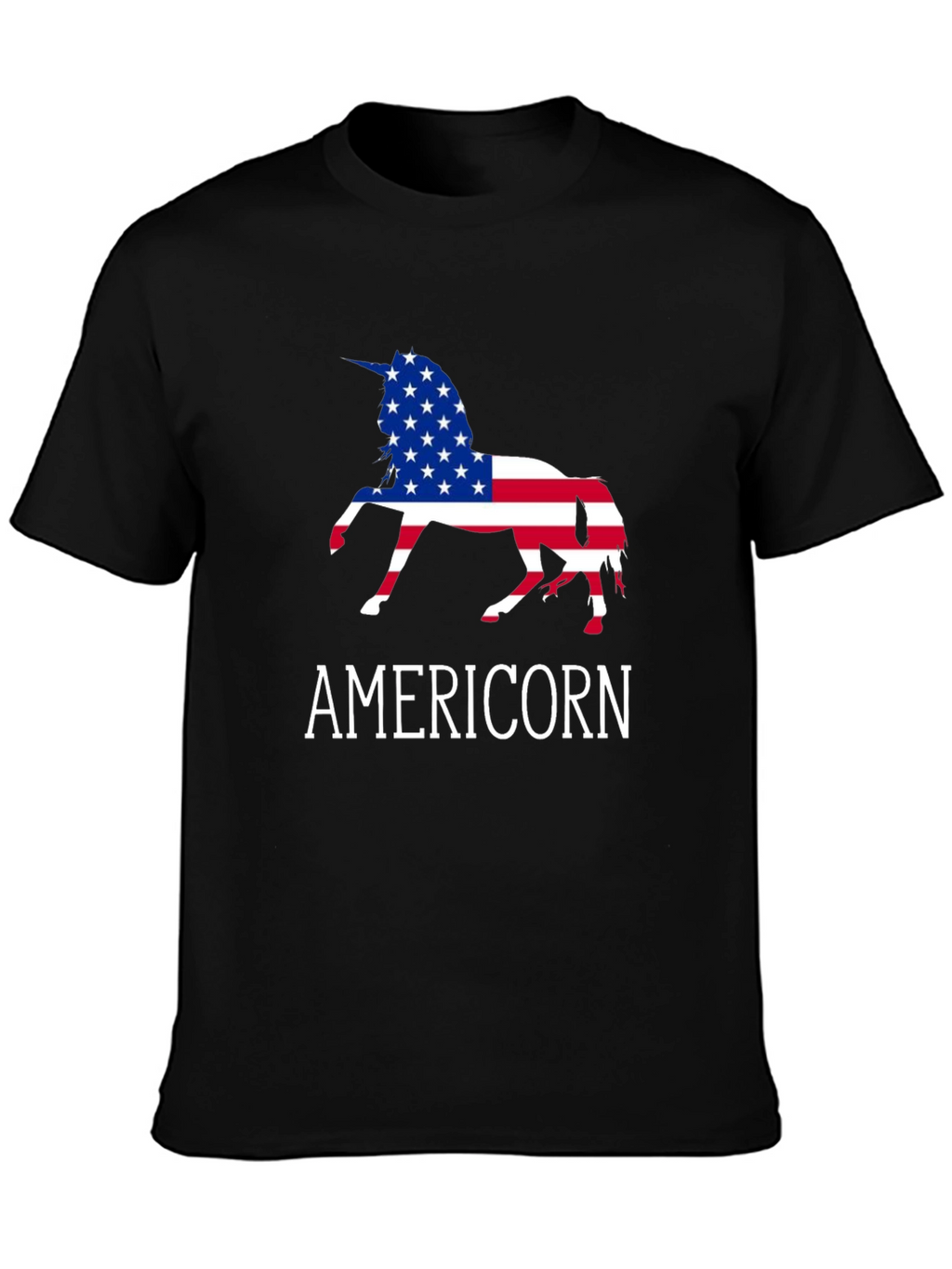 Americorn USA Flag Unicorn T-Shirt