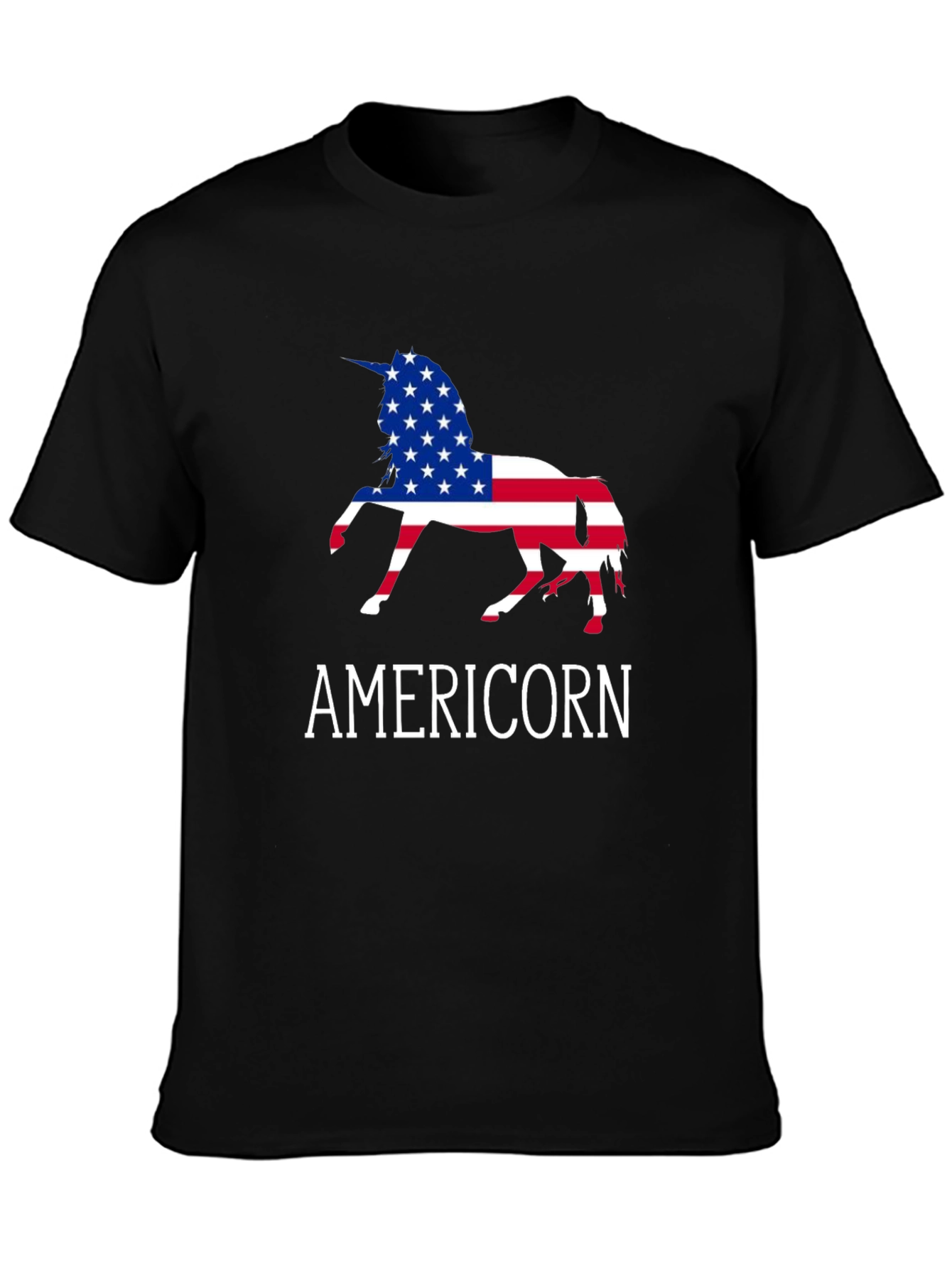 Americorn USA Flag Unicorn T-Shirt