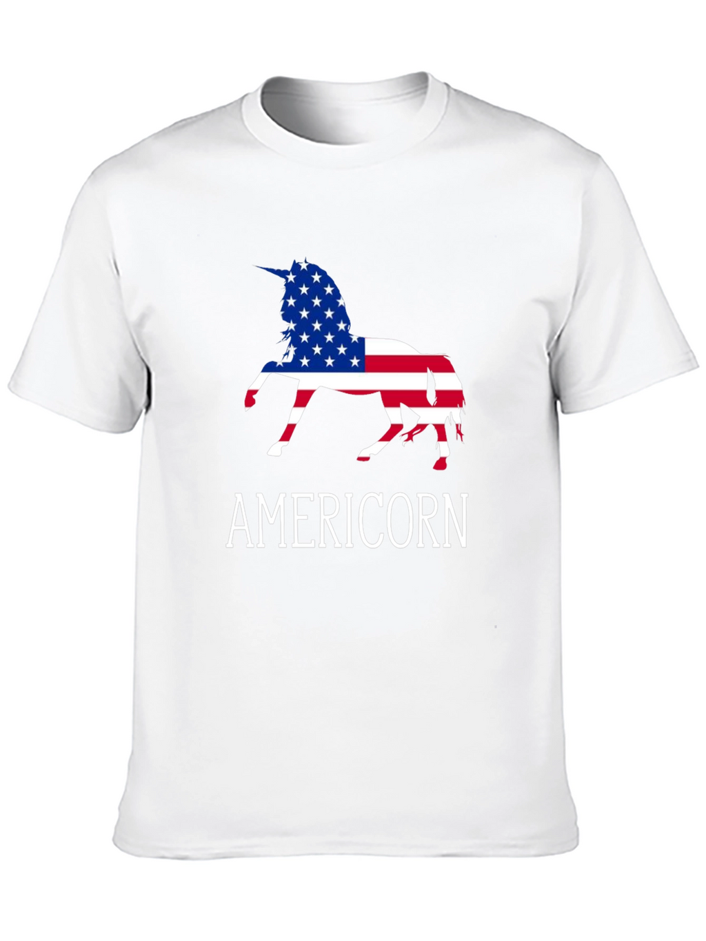 Americorn USA Flag Unicorn T-Shirt