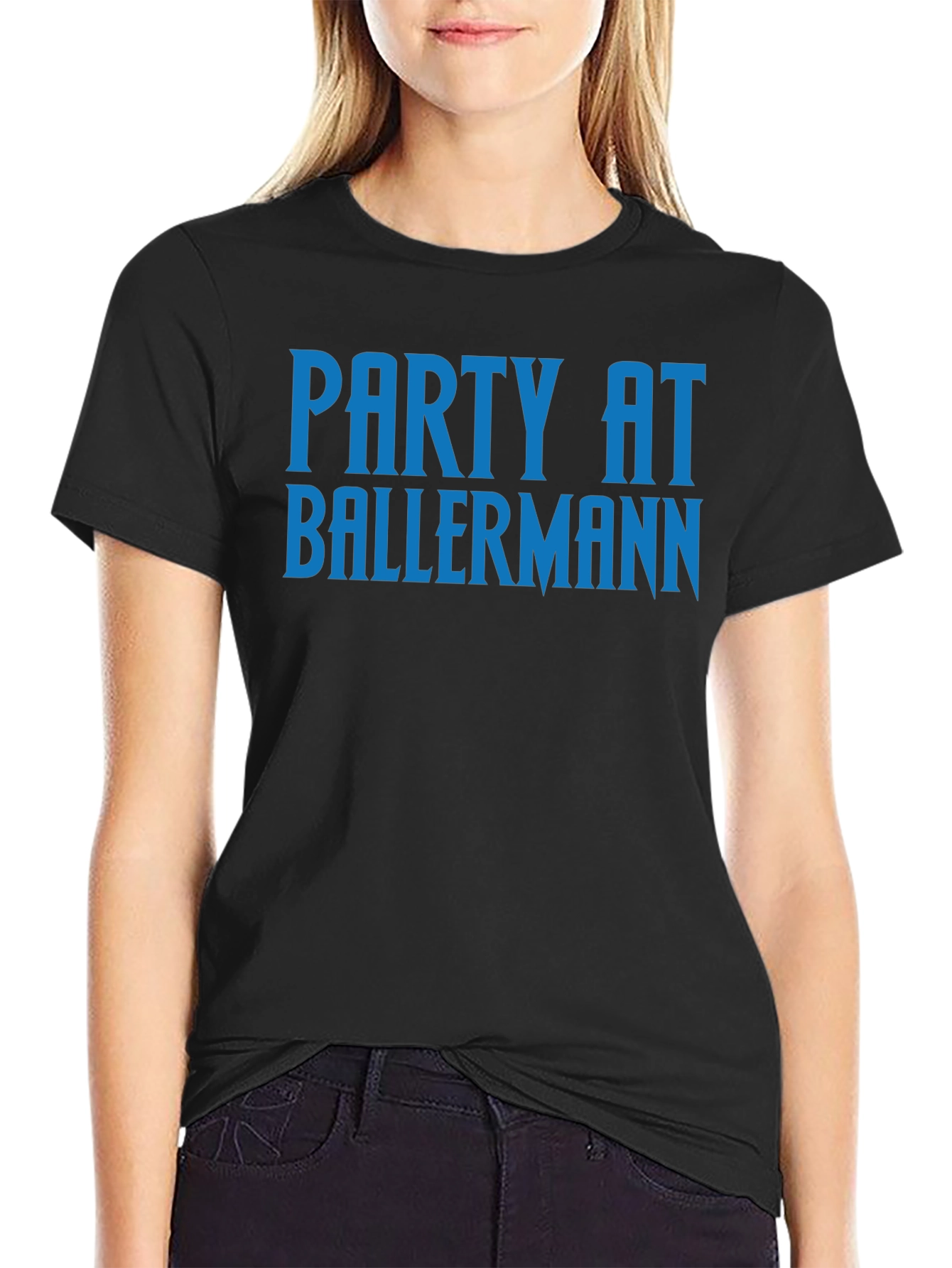 Party at Ballermann Mens Black T-Shirt