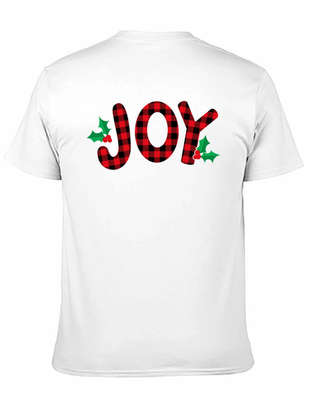 Joy Plaid Graphic T-Shirt