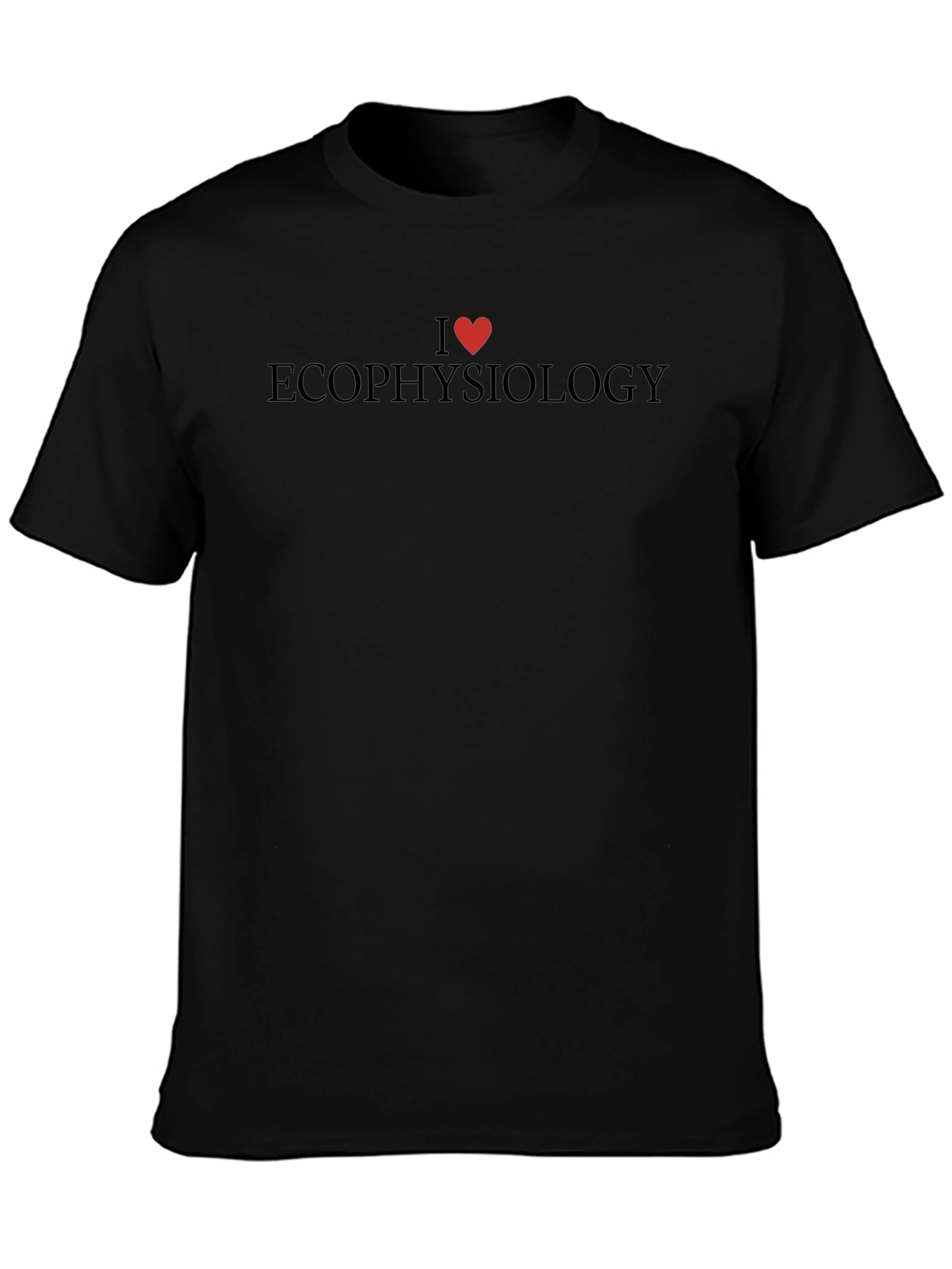 I Heart Ecophysiology Black T-Shirt