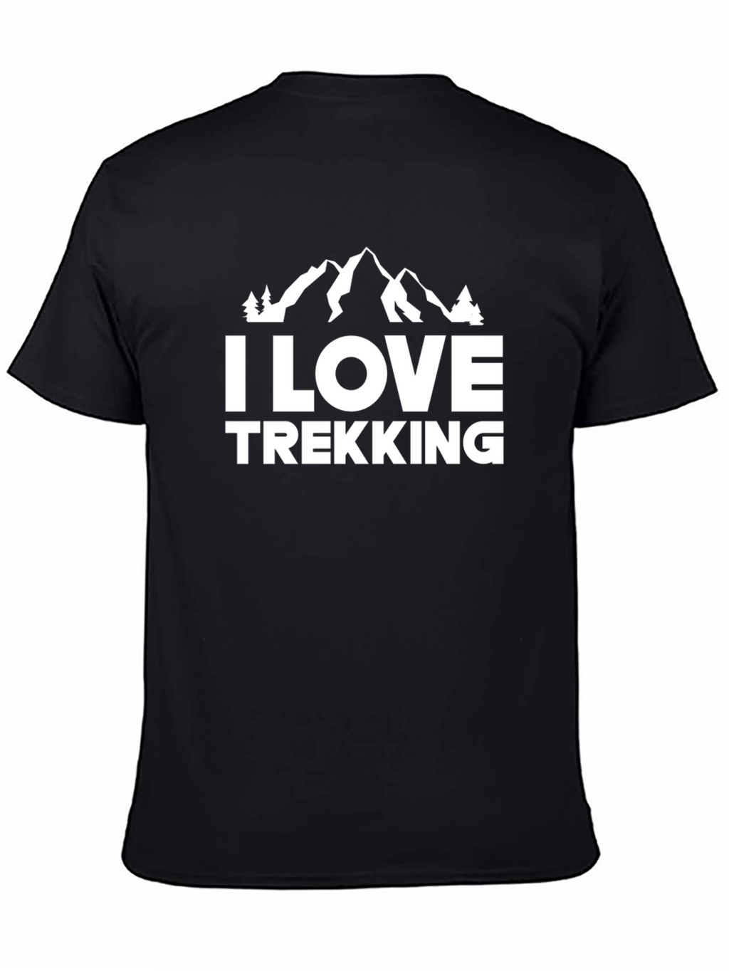 I Love Trekking Mountain T-Shirt