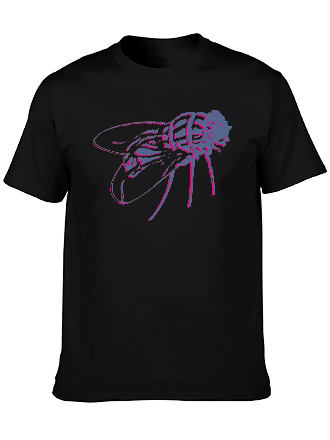 Fly Graphic Black T-Shirt - Bold & Unique Design