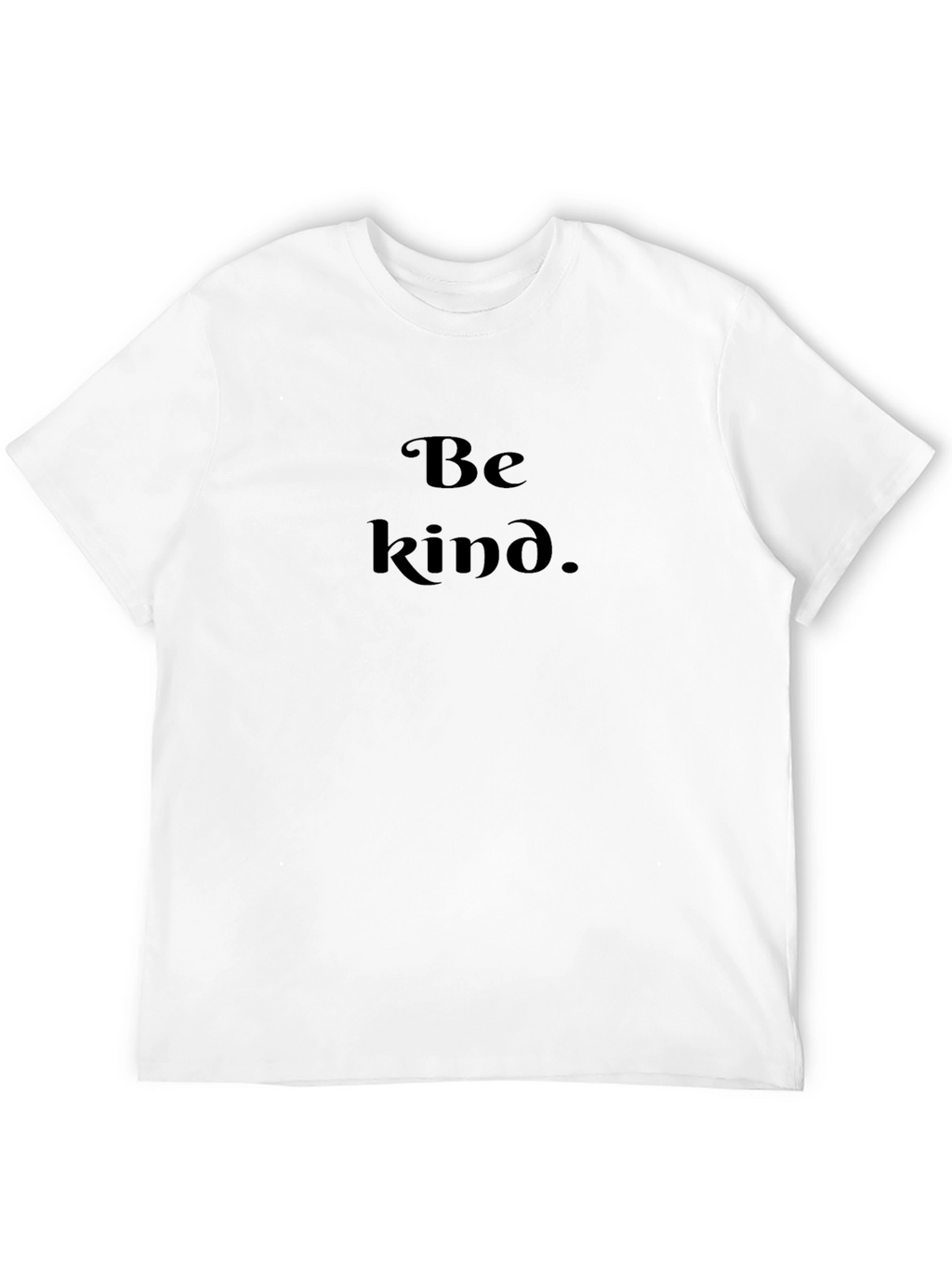 Be Kind Black T-Shirt: Inspirational Message