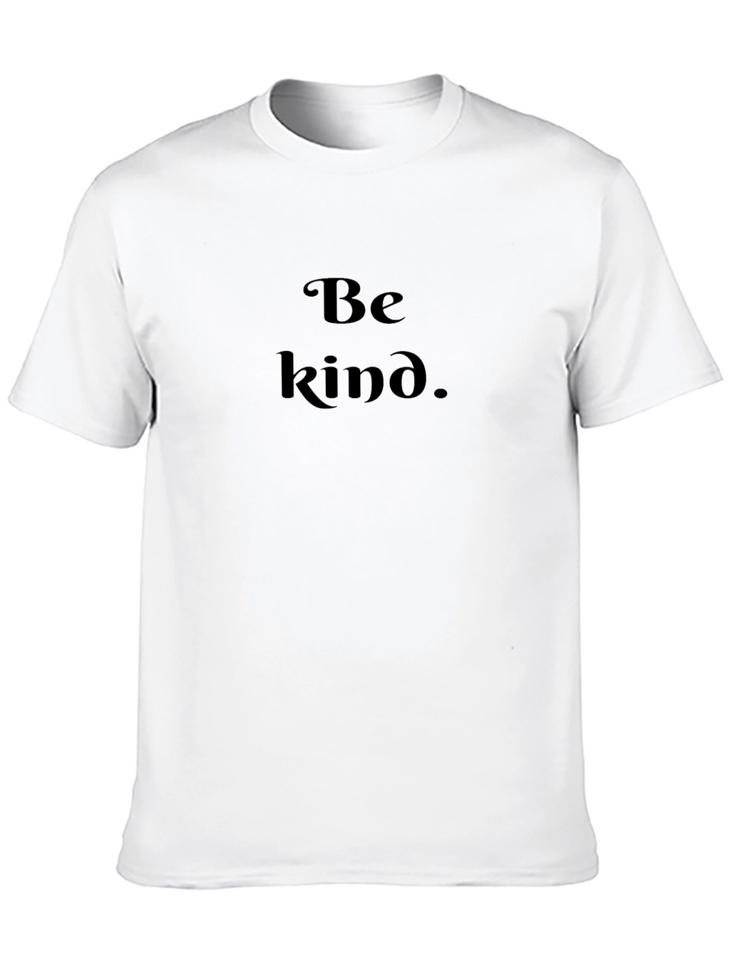 Be Kind Black T-Shirt: Inspirational Message