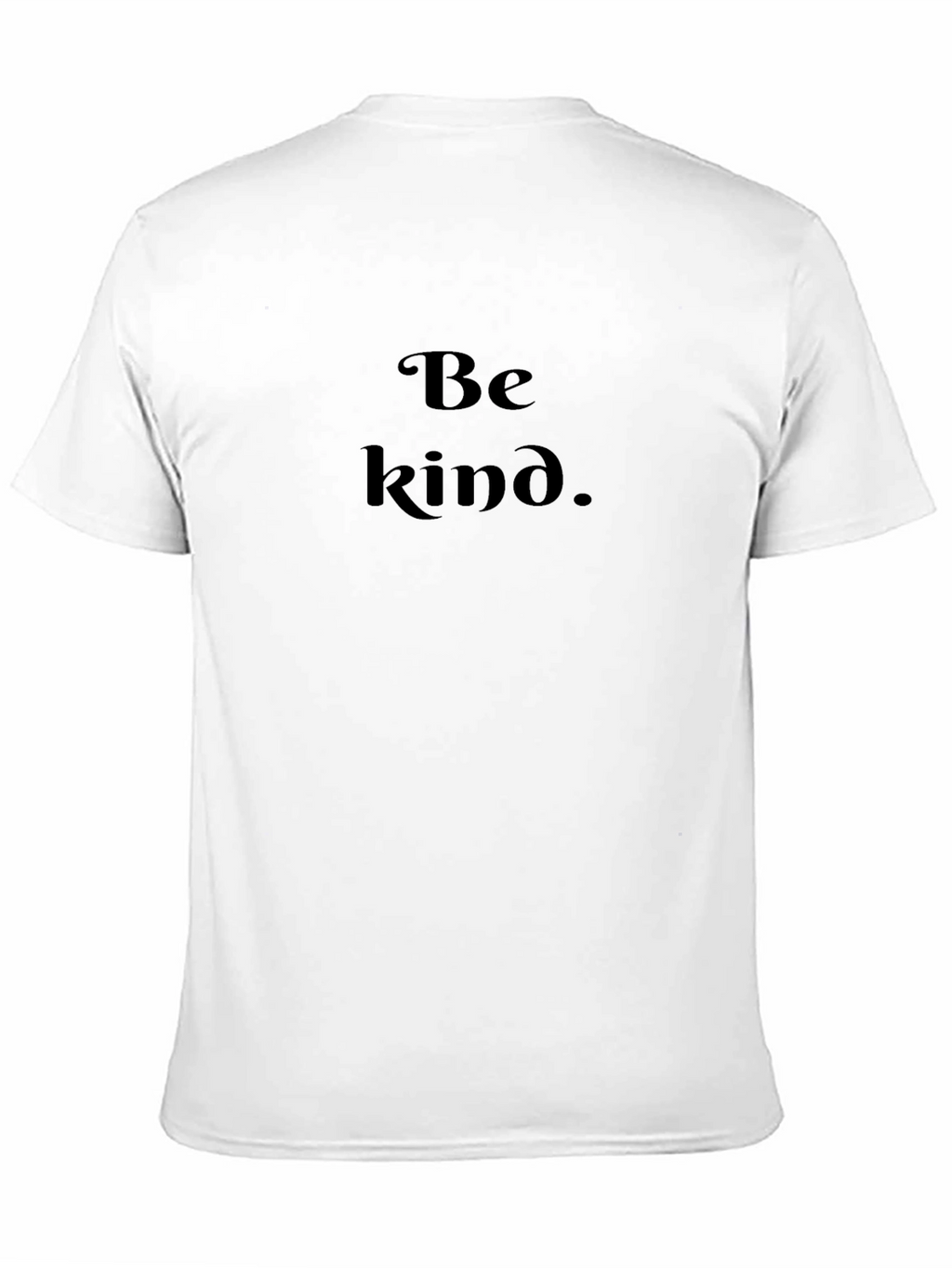 Be Kind Black T-Shirt: Inspirational Message
