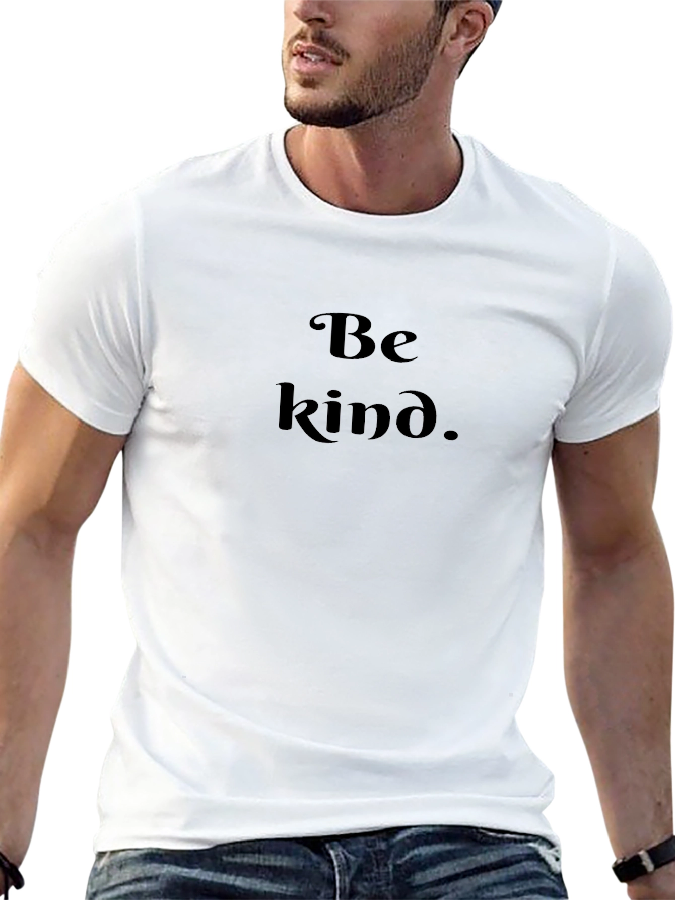 Be Kind Black T-Shirt: Inspirational Message