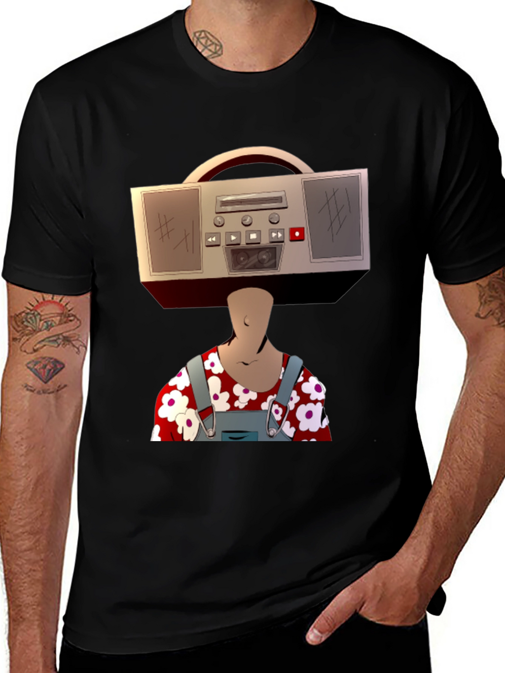 Boombox Head T-Shirt