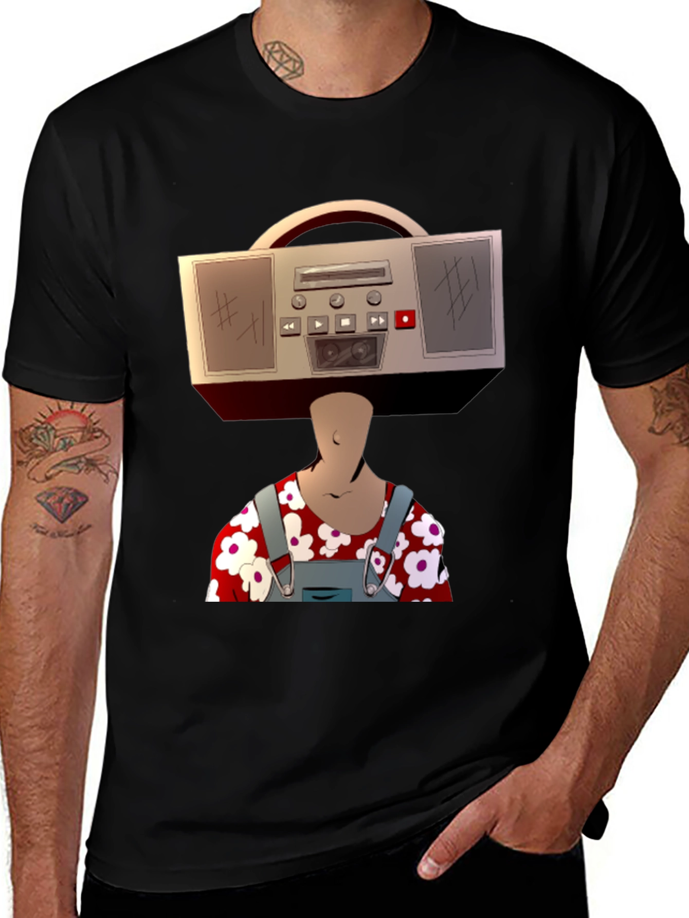 Boombox Head T-Shirt