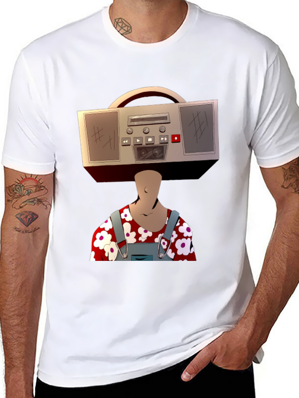 Boombox Head T-Shirt