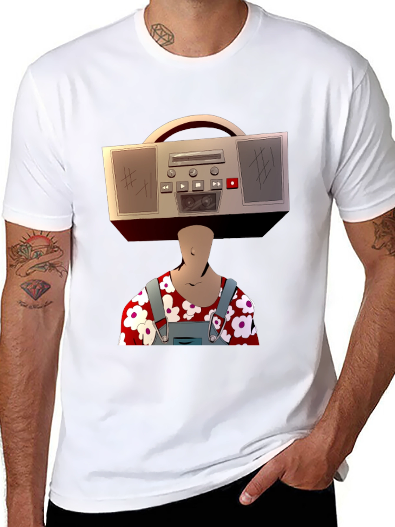 Boombox Head T-Shirt
