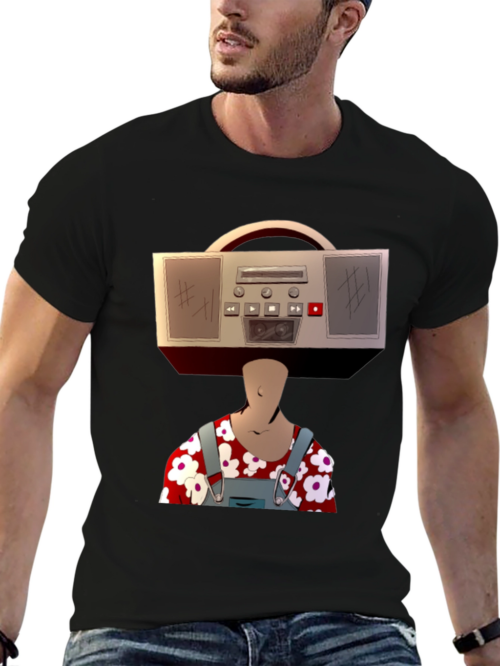 Boombox Head T-Shirt