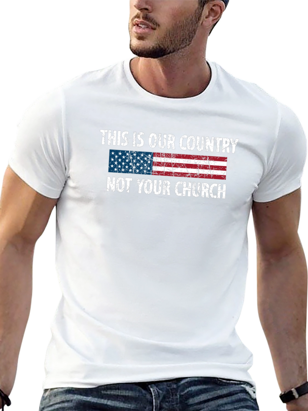 This is Our Country T-Shirt: USA Flag Graphic Tee