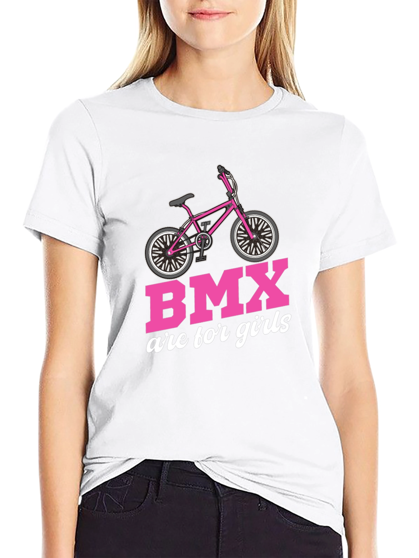 BMX are for girls tee