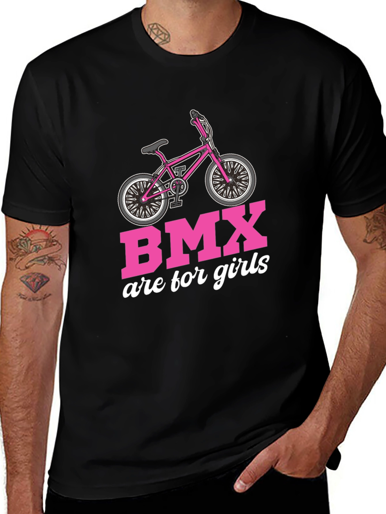 BMX are for girls tee