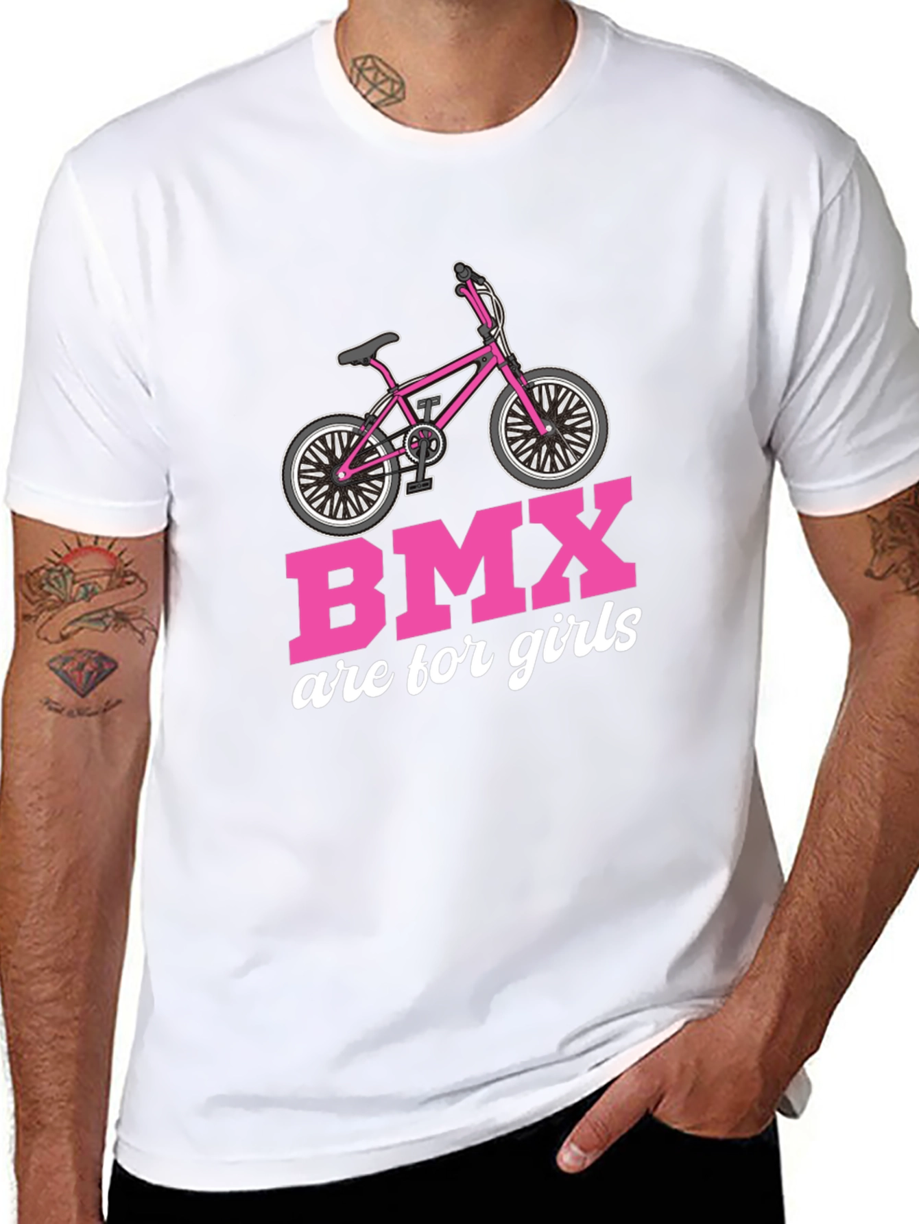 BMX are for girls tee