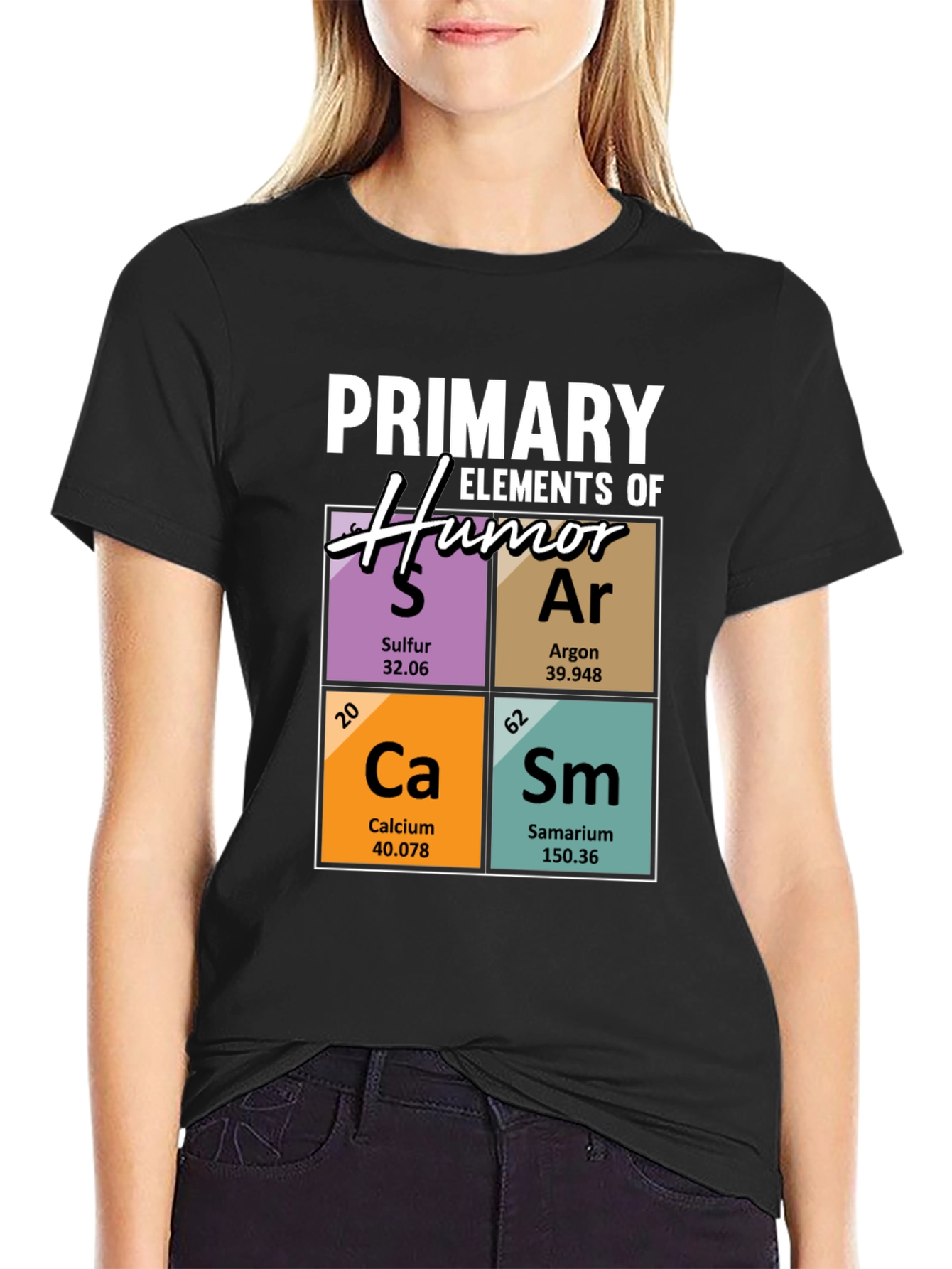 Elements of Humor T-Shirt - Periodic Table Pun Tee