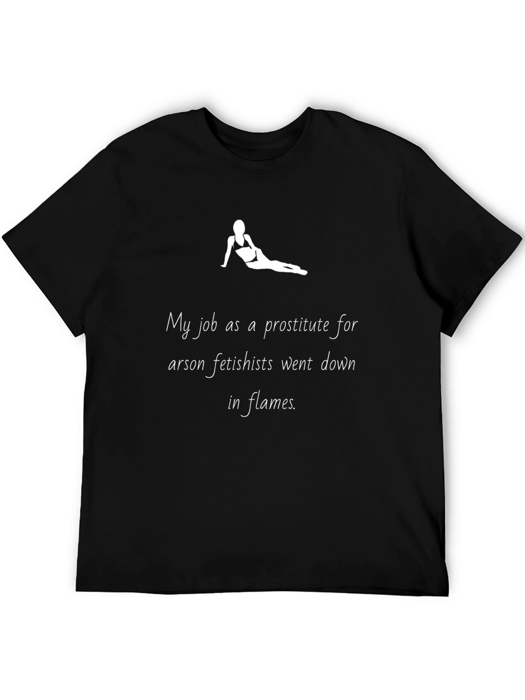Humorous Graphic Tee: Arson Fetishists