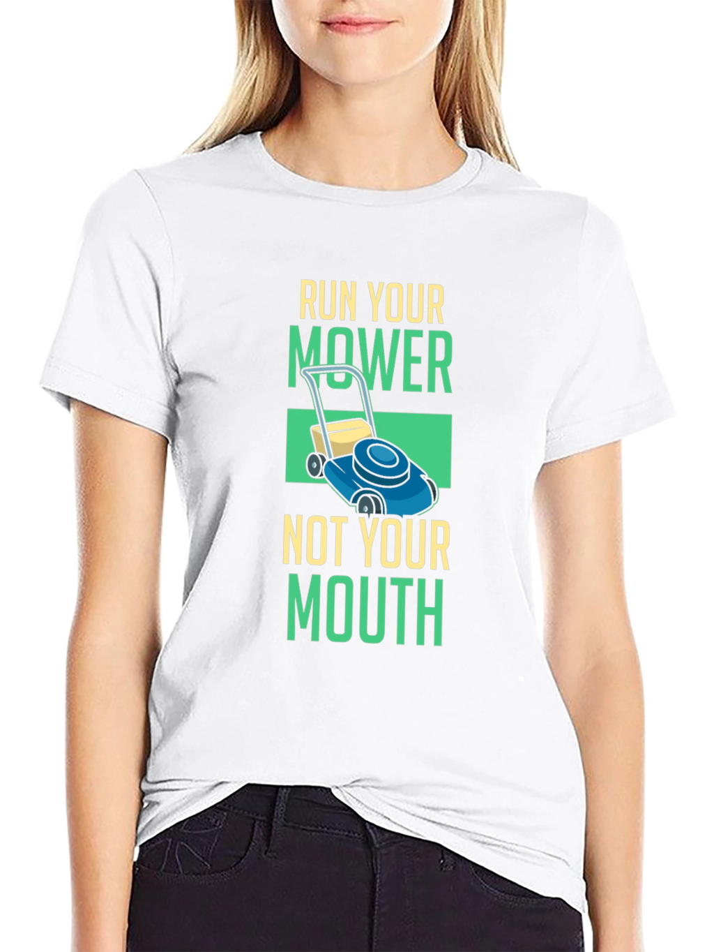 Run Your Mower T-Shirt - Funny Lawn Care Tee