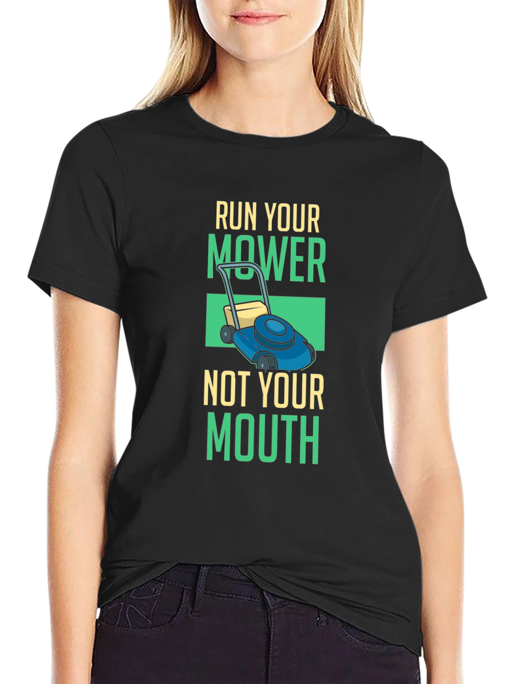 Run Your Mower T-Shirt - Funny Lawn Care Tee