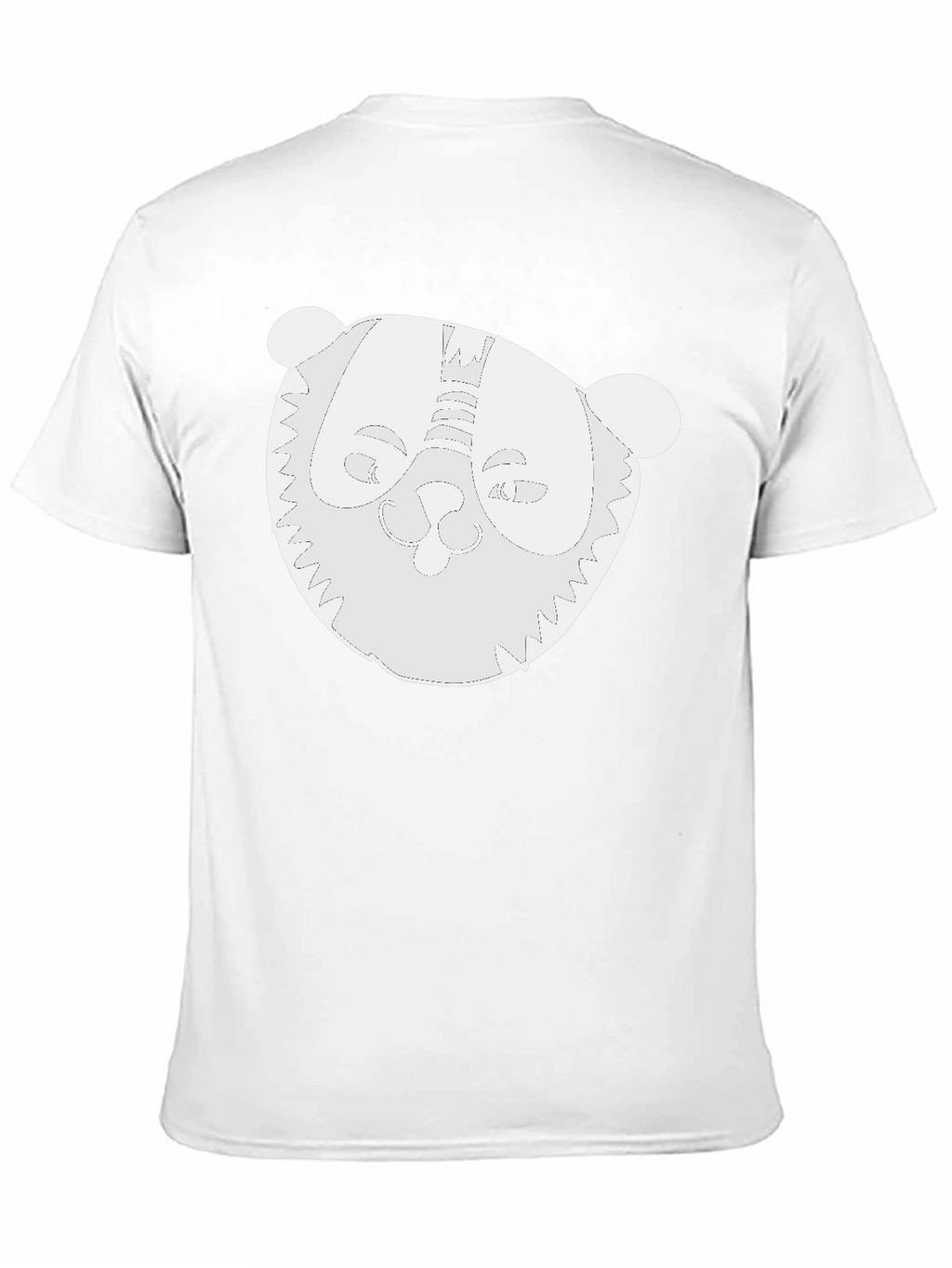 Whimsical Panda Graphic Black T-Shirt