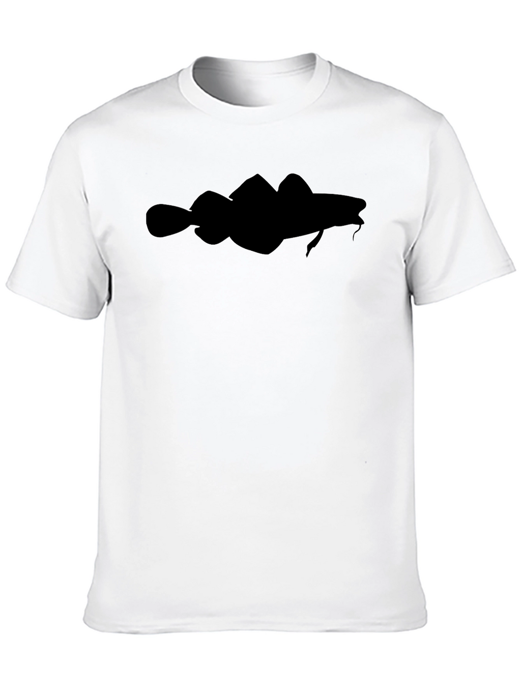Black Codfish Silhouette Graphic Tee