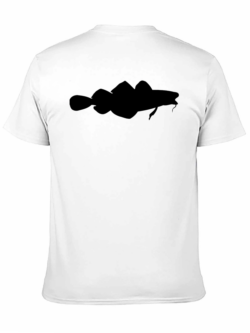Black Codfish Silhouette Graphic Tee