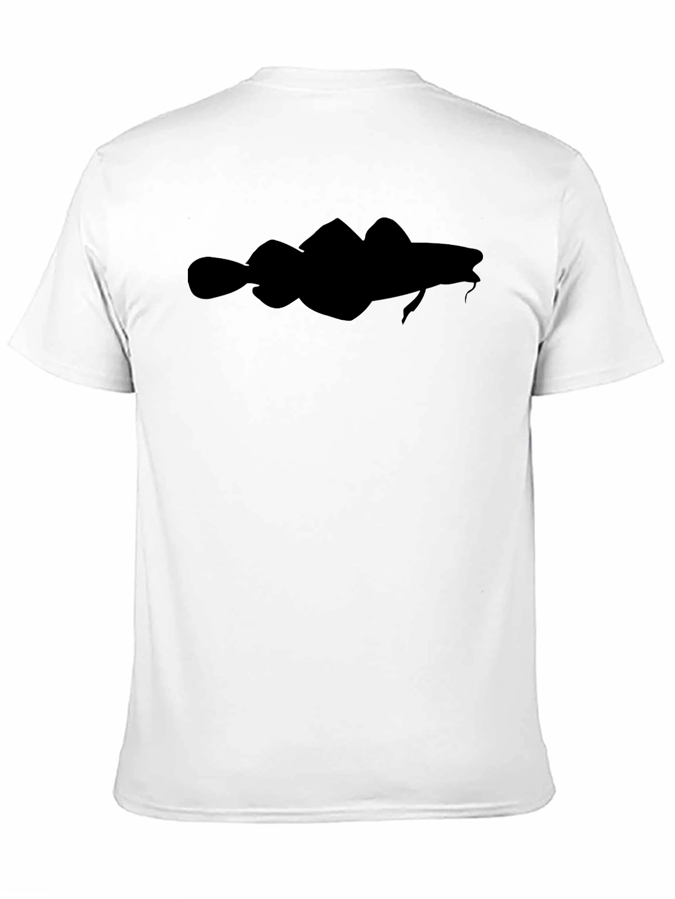 Black Codfish Silhouette Graphic Tee