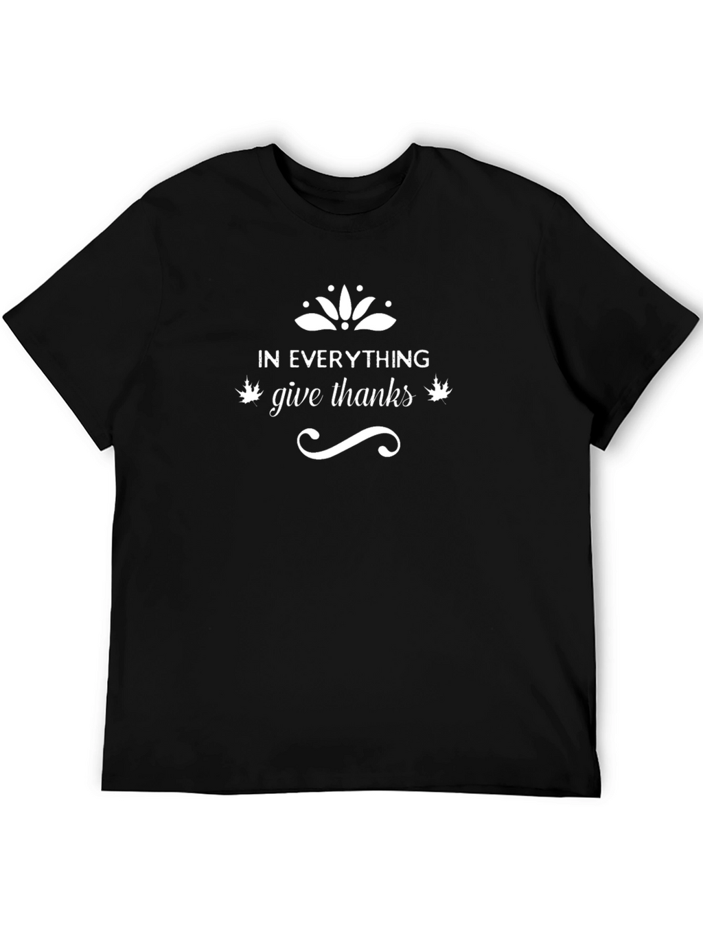 In Everything Give Thanks Black T-Shirt