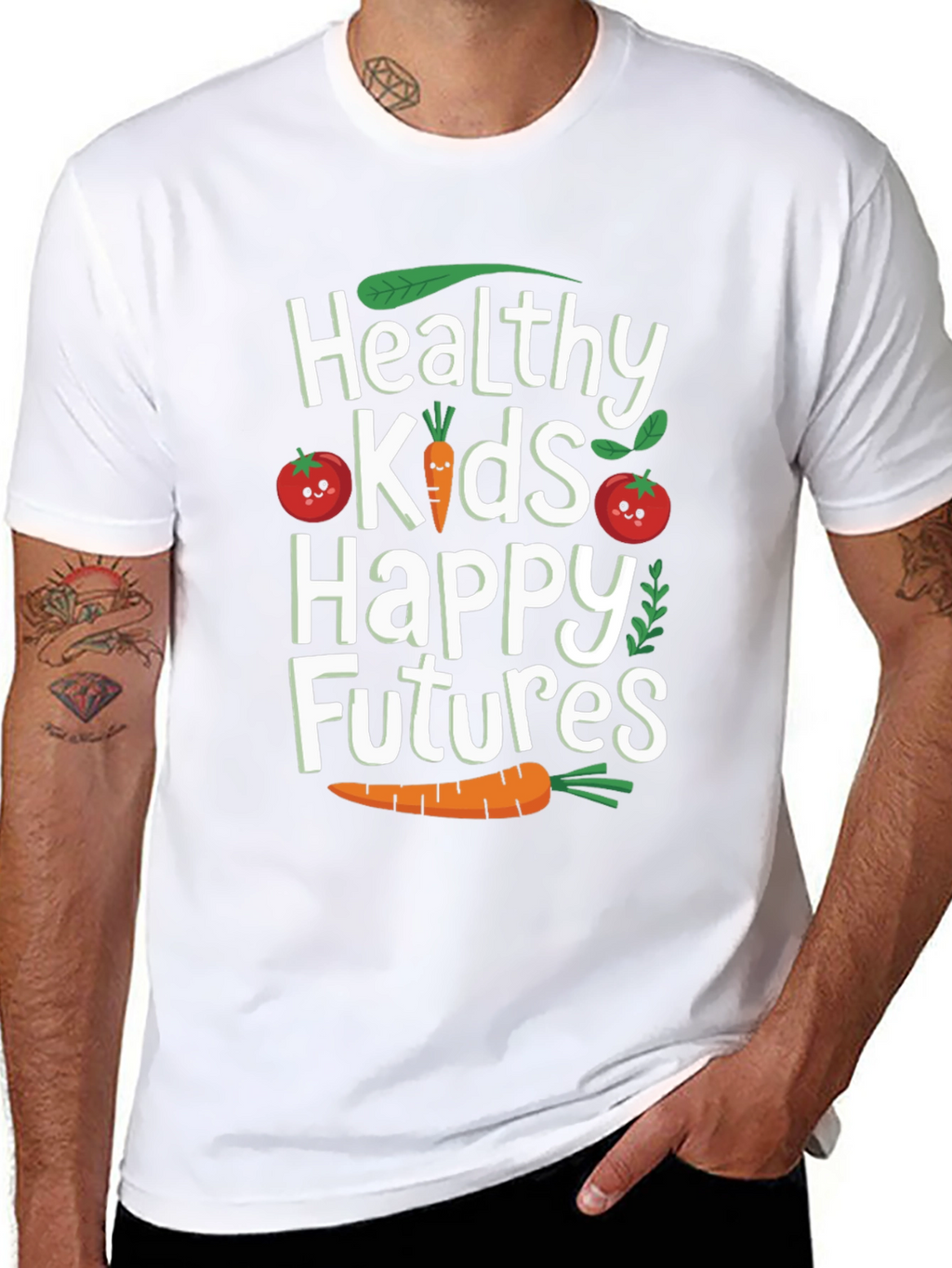 Healthy Kids Happy Futures Graphic T-Shirt