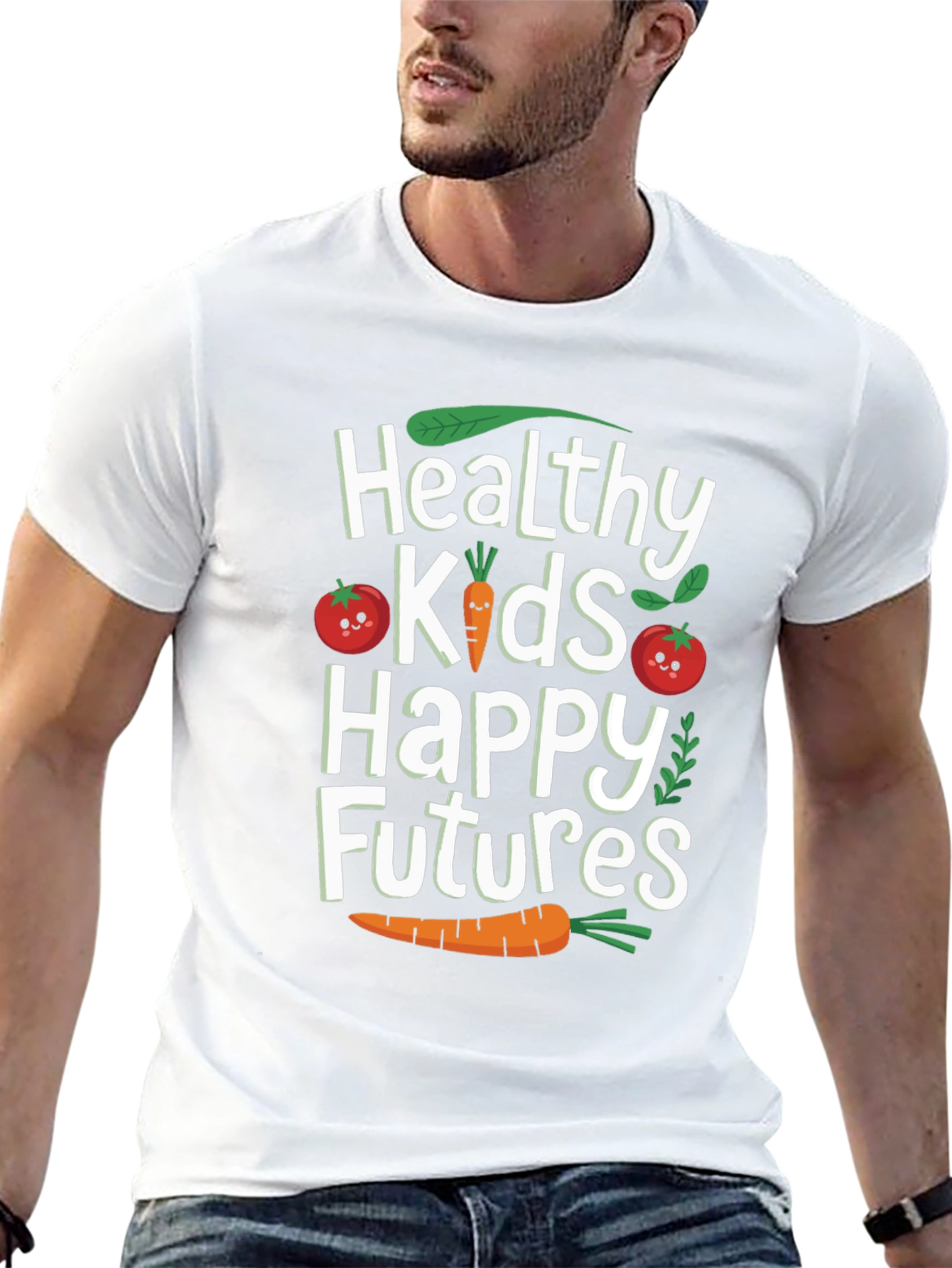 Healthy Kids Happy Futures Graphic T-Shirt