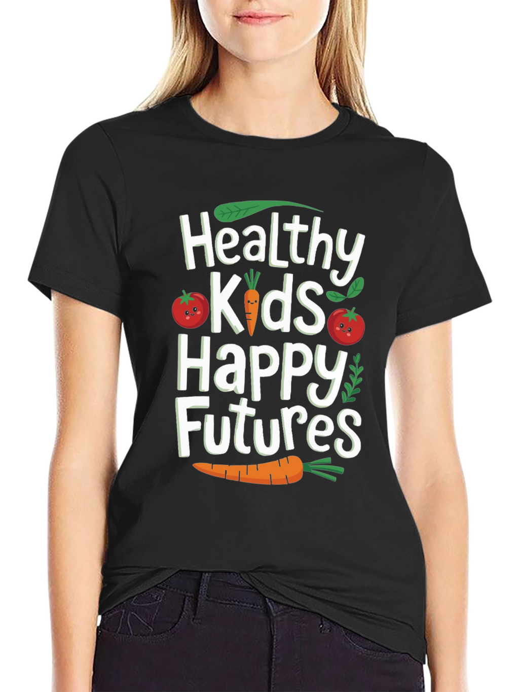 Healthy Kids Happy Futures Graphic T-Shirt