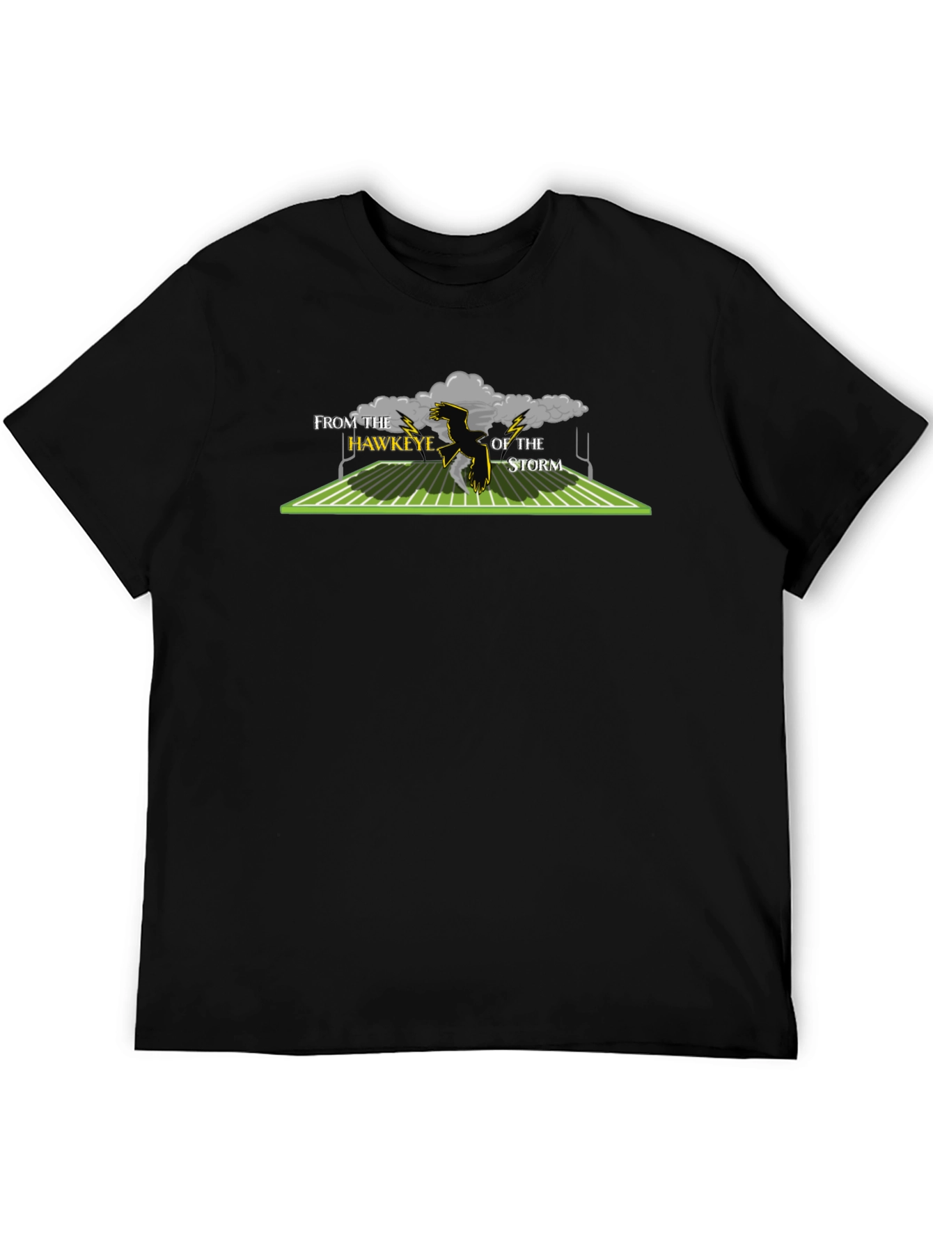Hawkeye Football T-Shirt - From the Hawkeye of the Storm