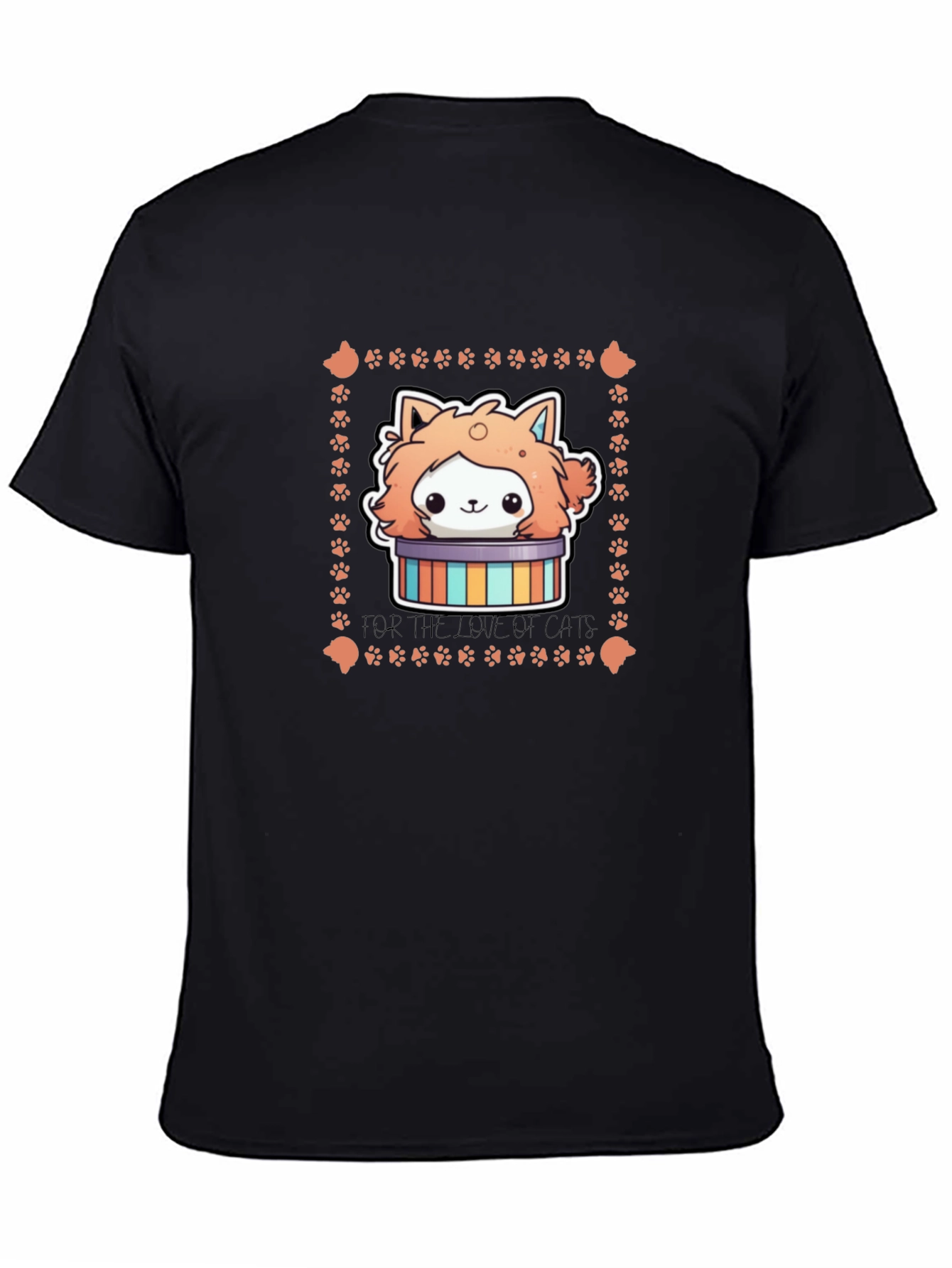 Cute Cat T-Shirt - For the Love of Cats