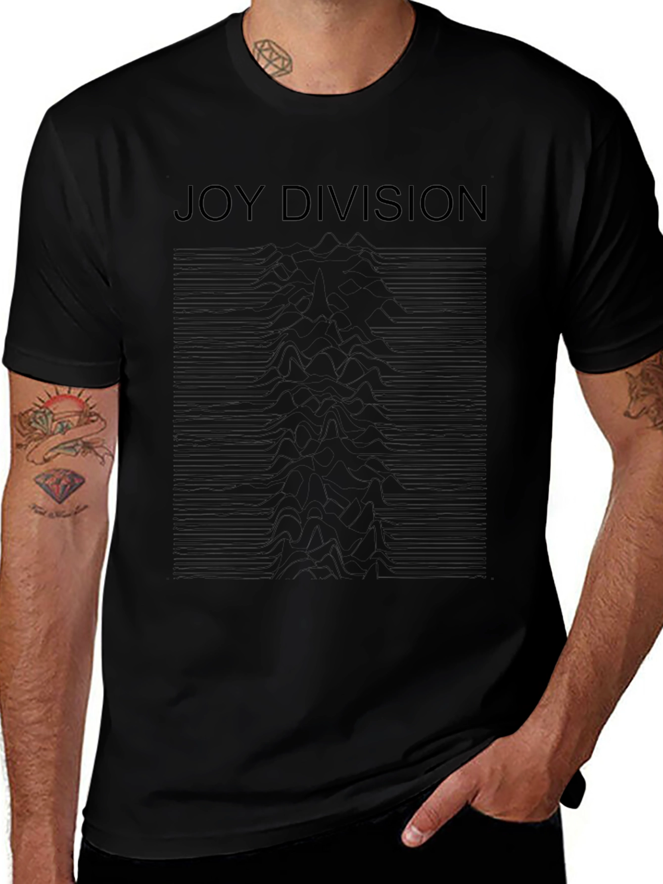Joy Division Black Crew Neck T-Shirt