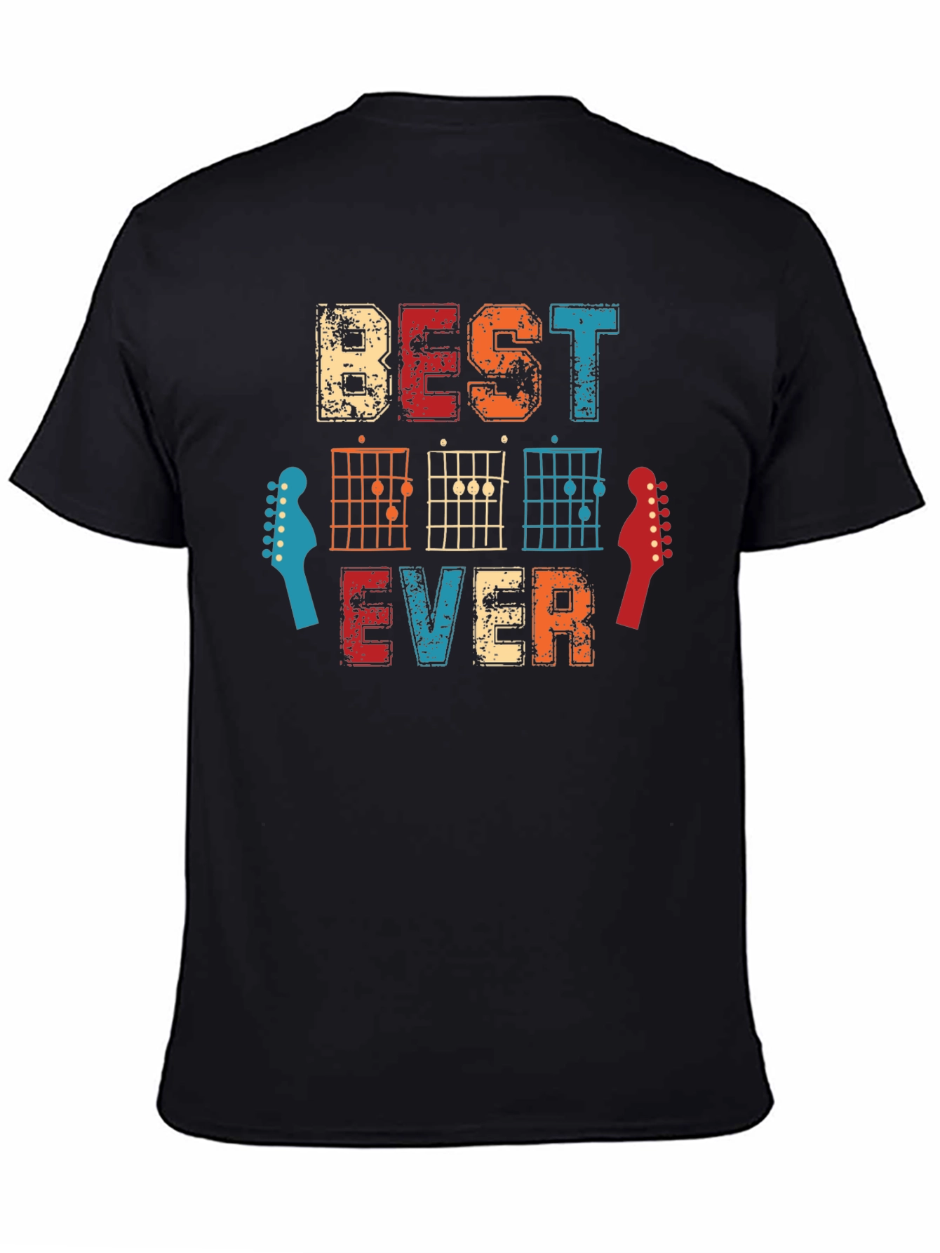Best Dad Ever Guitar Chord T-Shirt