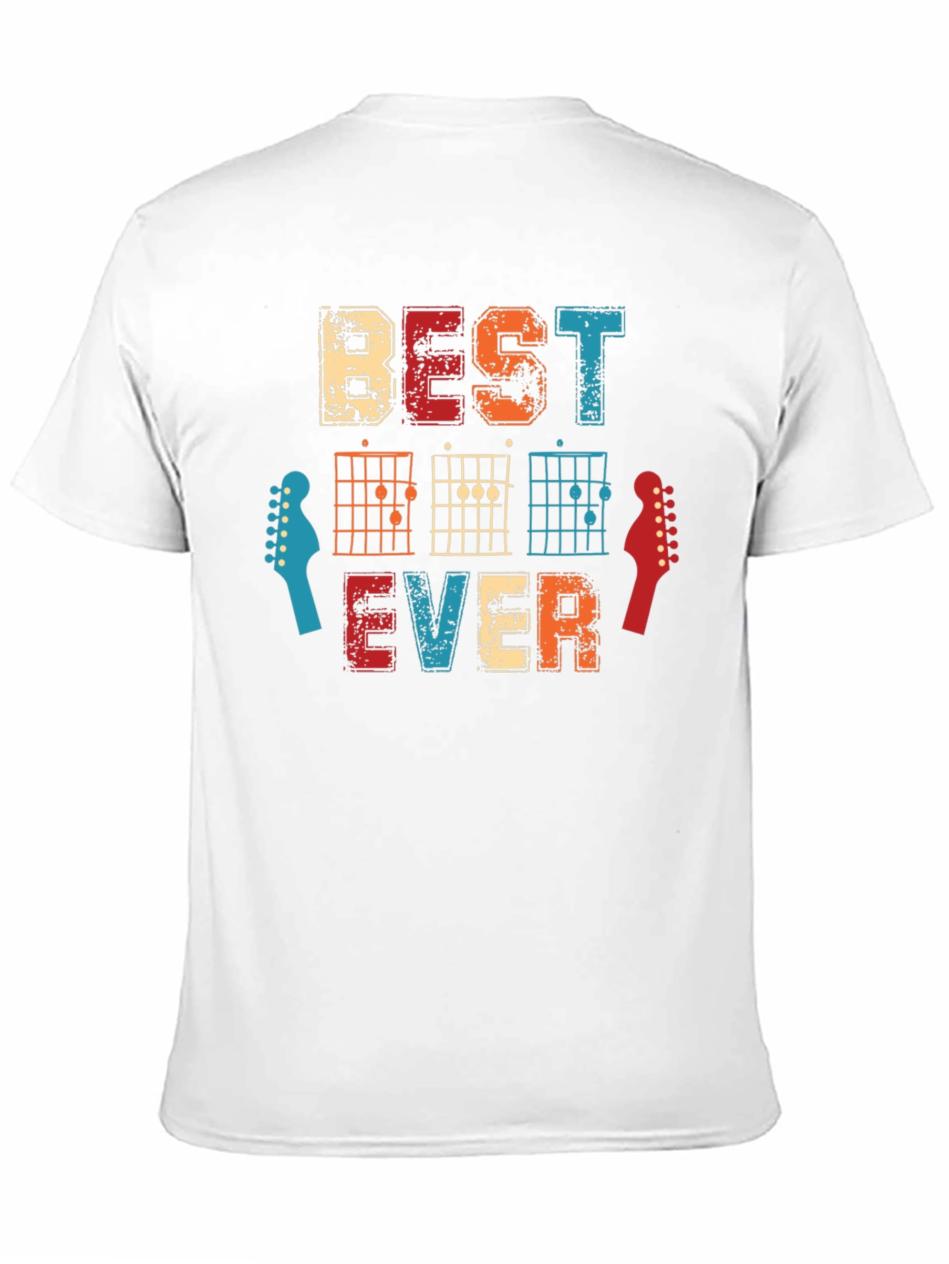 Best Dad Ever Guitar Chord T-Shirt