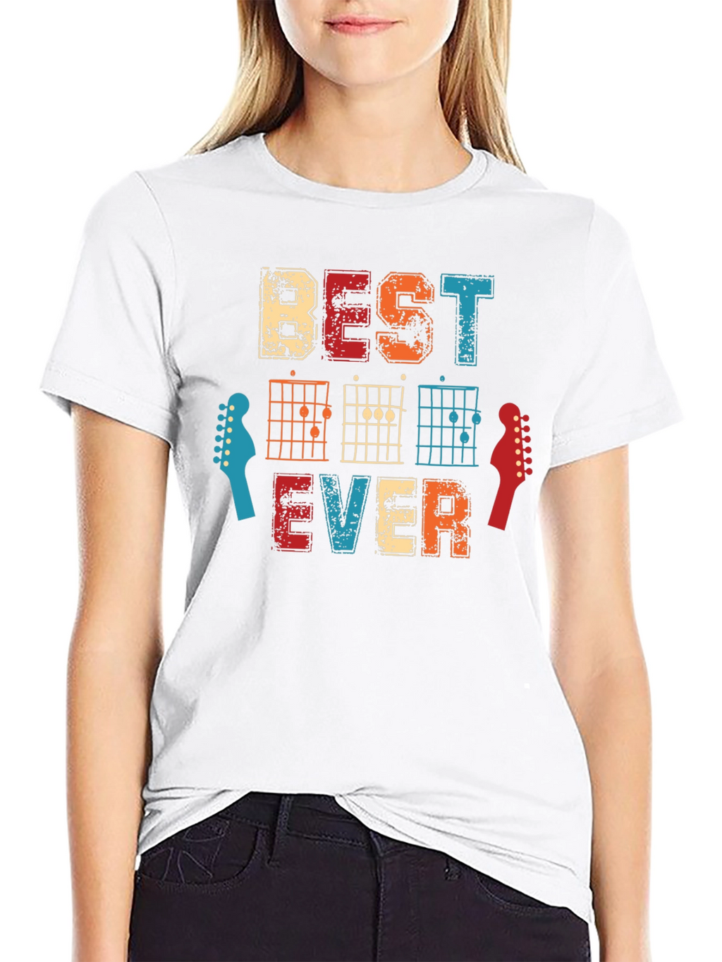 Best Dad Ever Guitar Chord T-Shirt