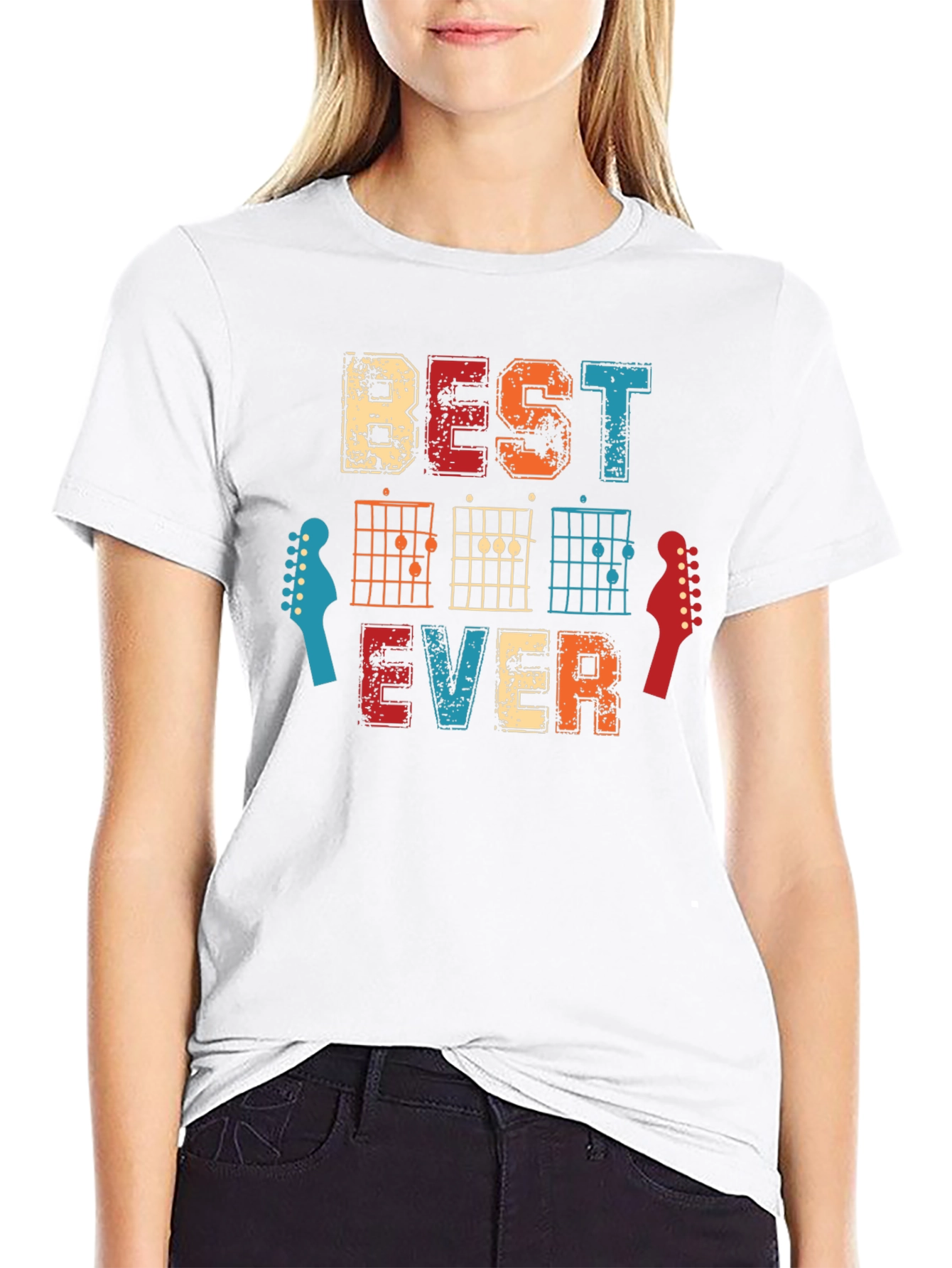 Best Dad Ever Guitar Chord T-Shirt