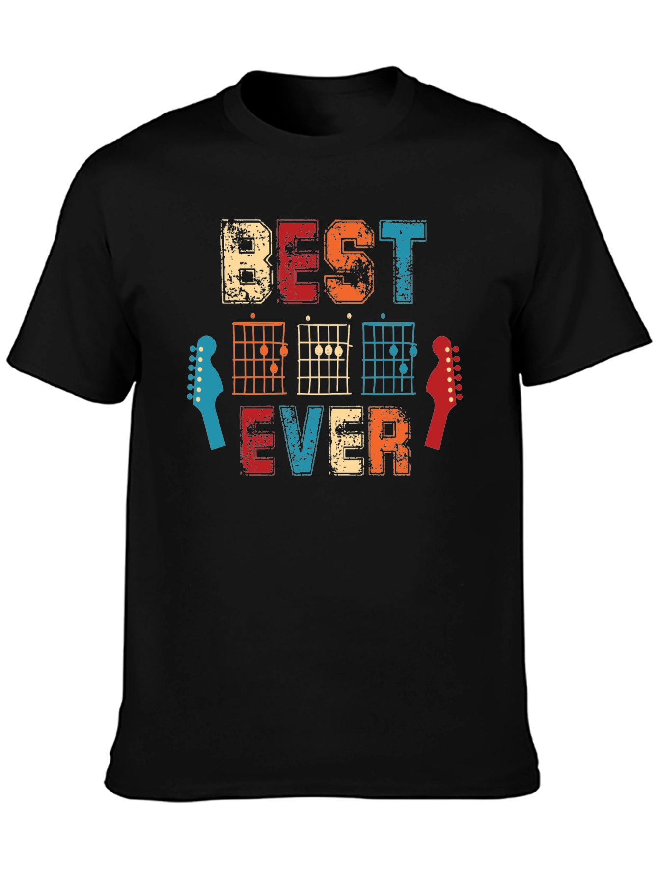 Best Dad Ever Guitar Chord T-Shirt